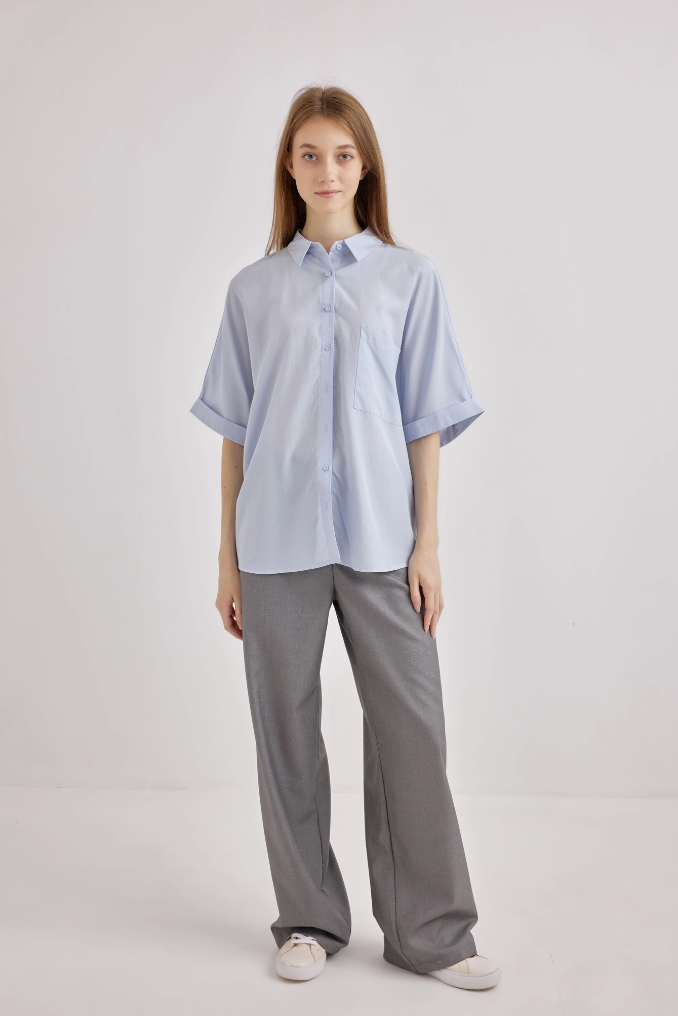 Брюки серый для женщин 42118-61 71