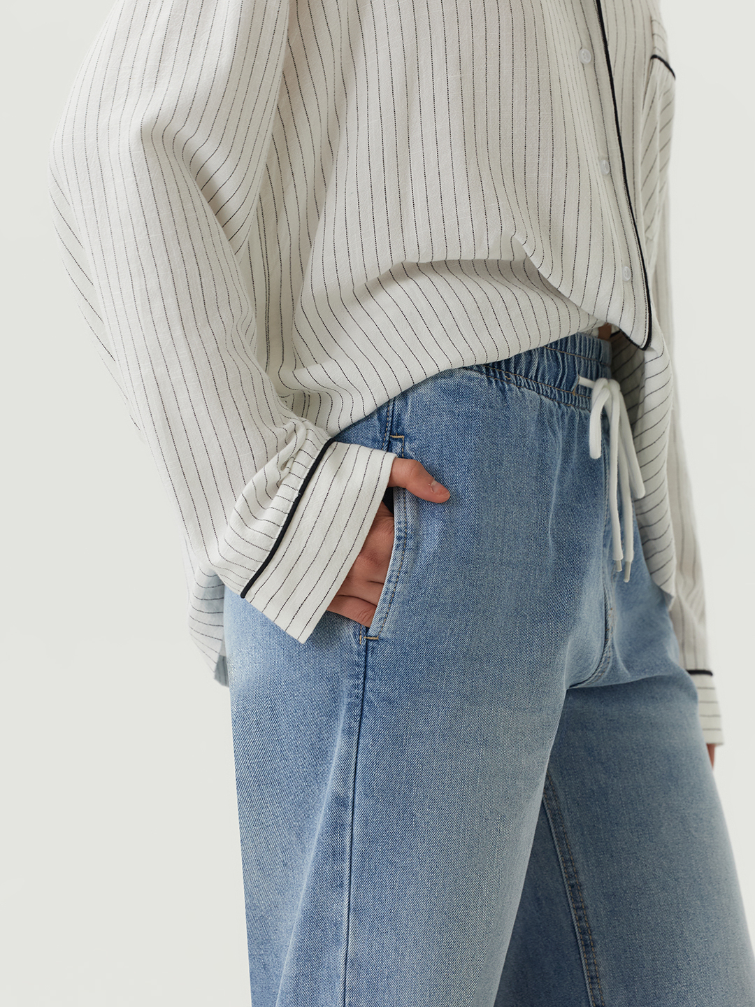 Джинсы голубой для женщин 48242-10 74