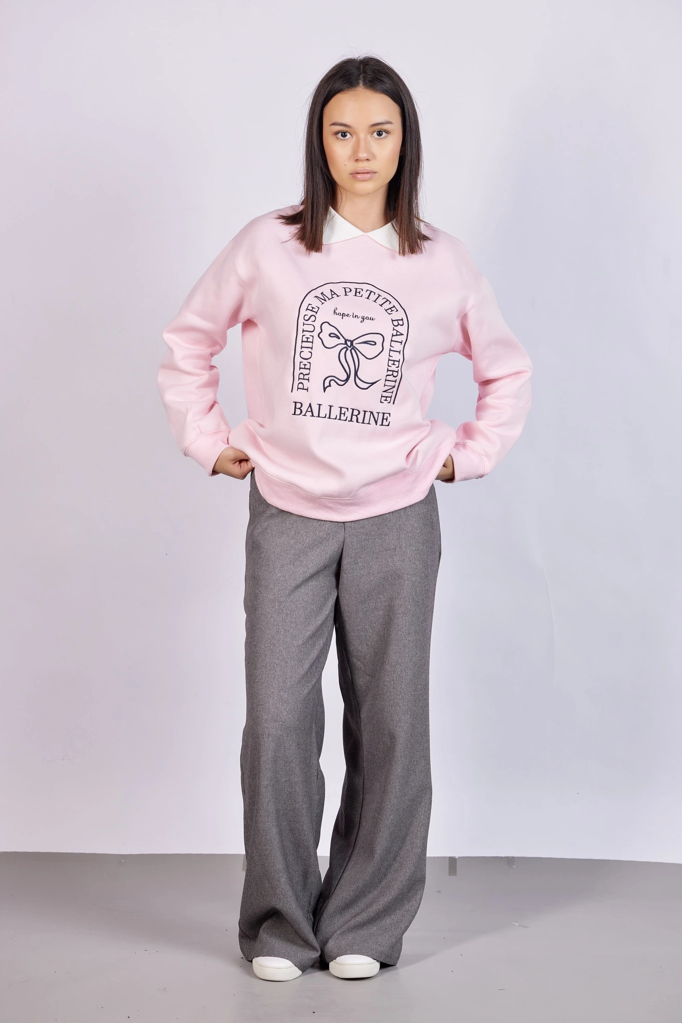 Брюки серый для женщин 43129-61 71