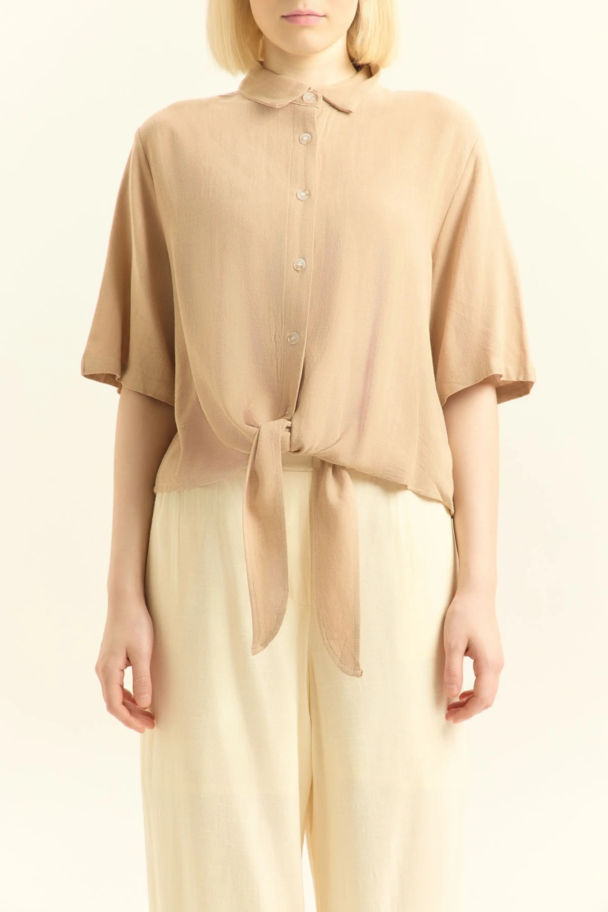 Блузка бежевый для женщин 45152-15 28