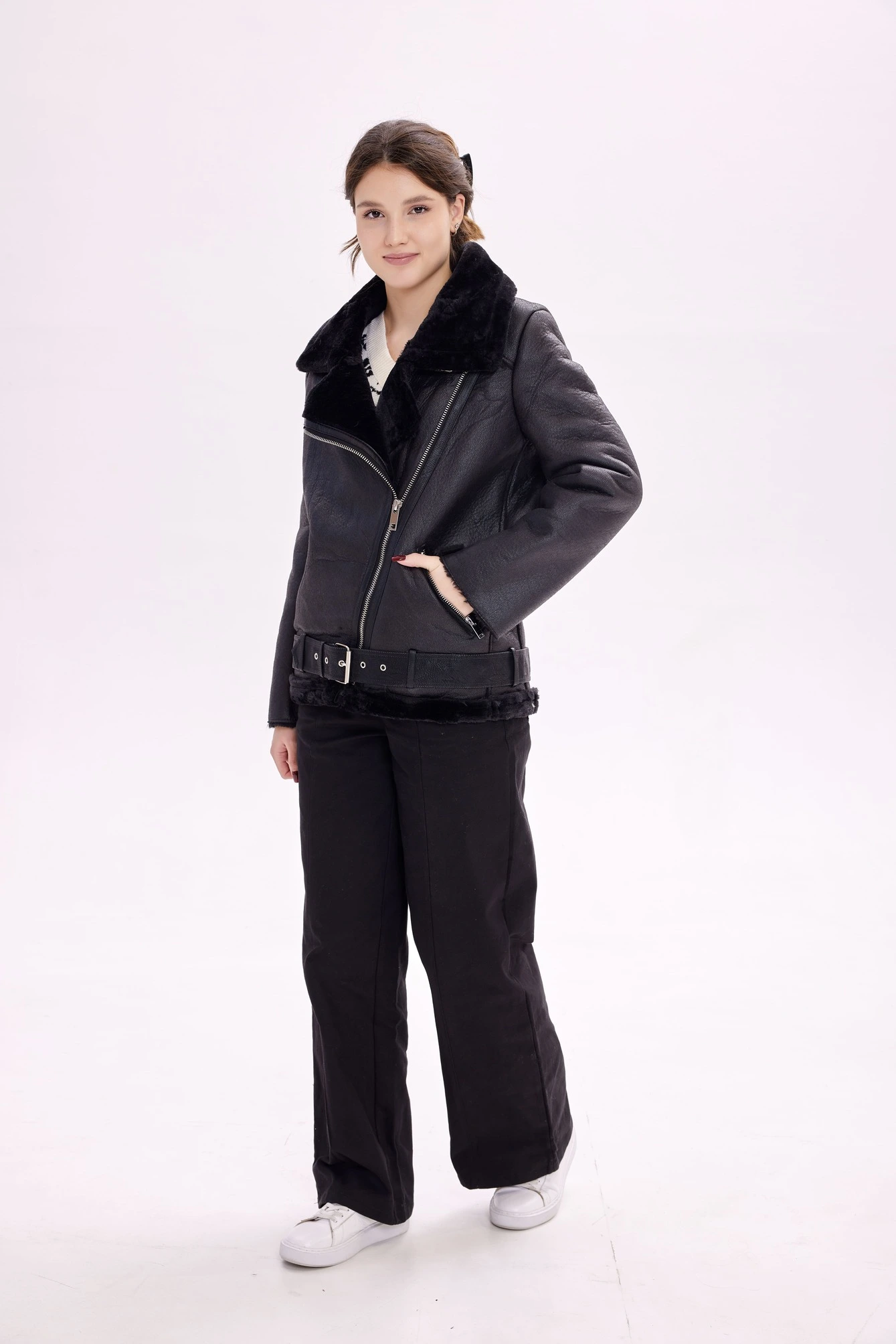 Куртка черный для женщин 39108-1 47