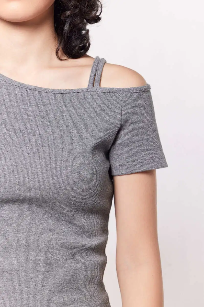 Футболка серый для женщин 44277-61 67