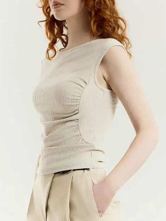 Футболка бежевый для женщин 45121-15 67