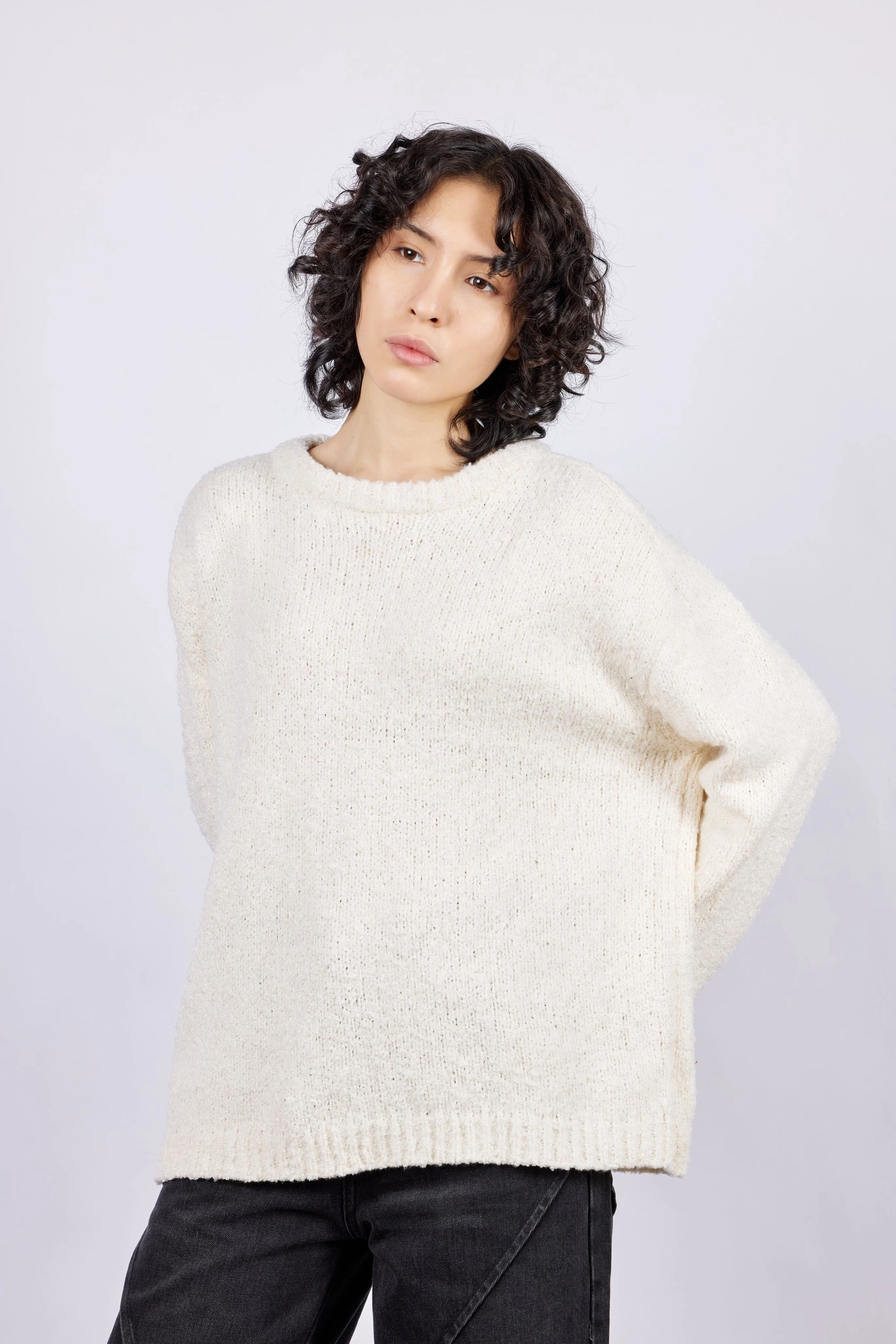 Свитер белый для женщин 43212-4 65