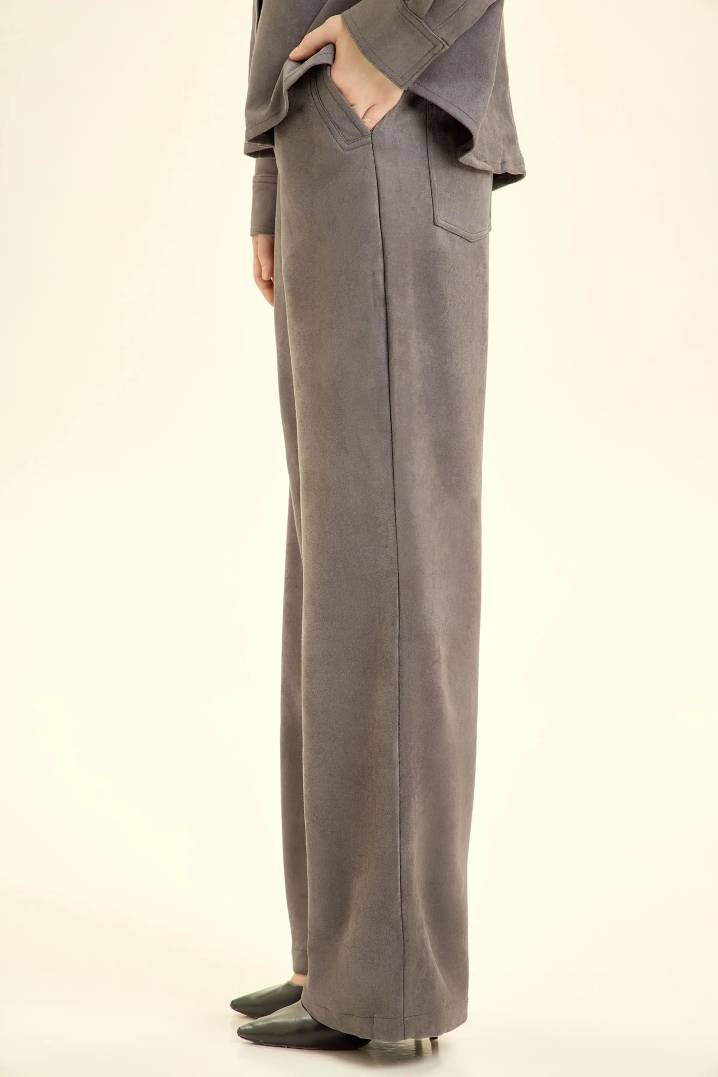 Брюки серый для женщин 46132-61 71