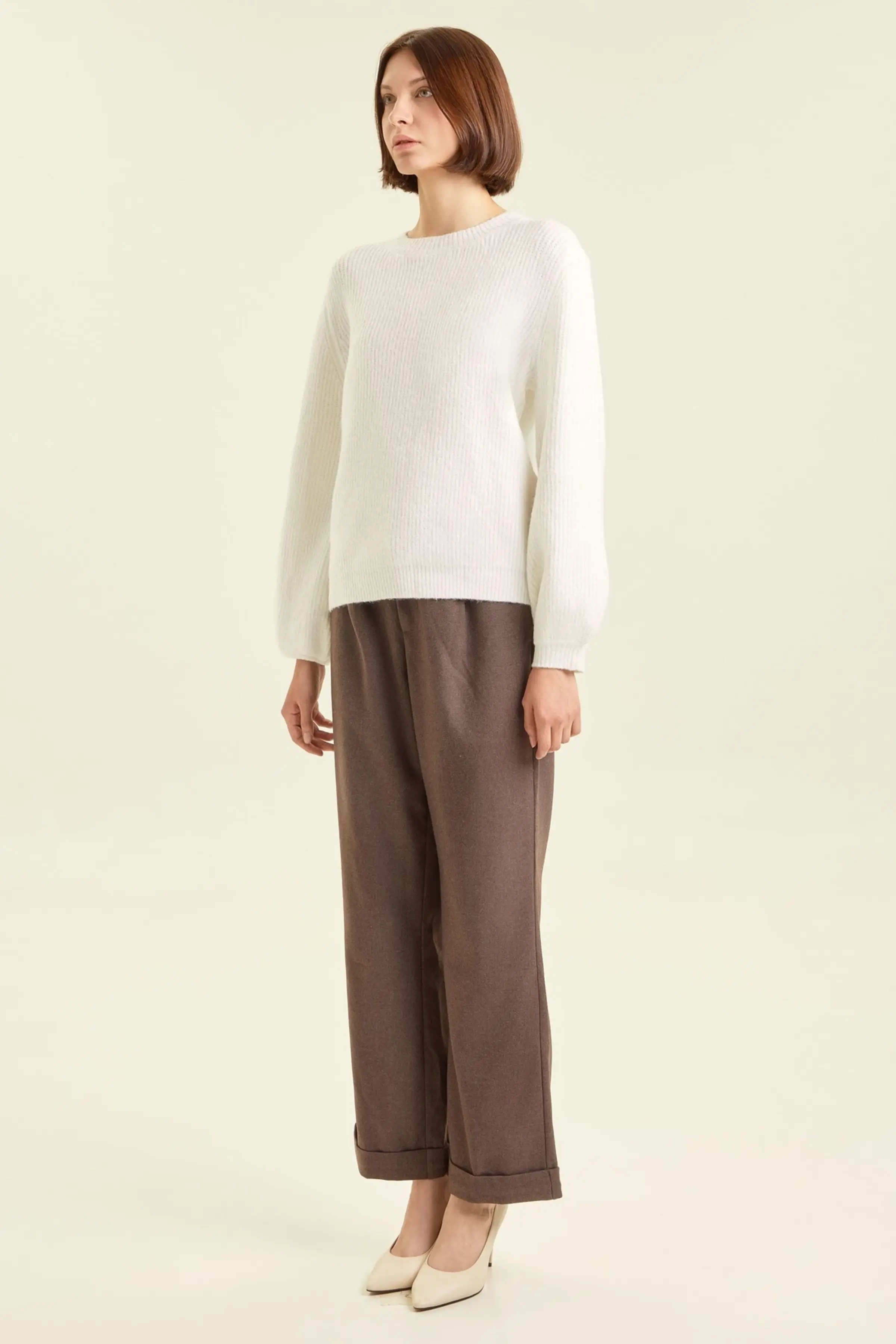 Свитер белый для женщин 47293-4 65