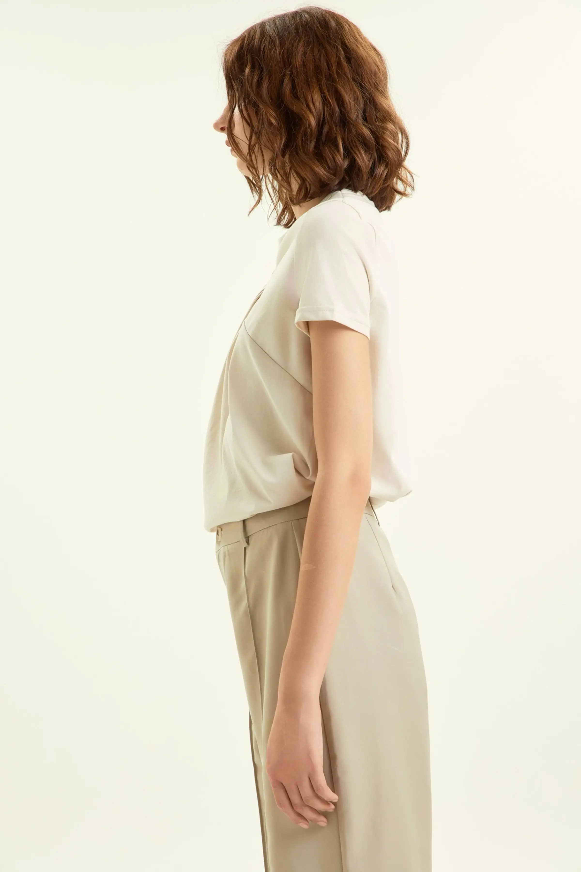 Футболка бежевый для женщин 45253-15 67