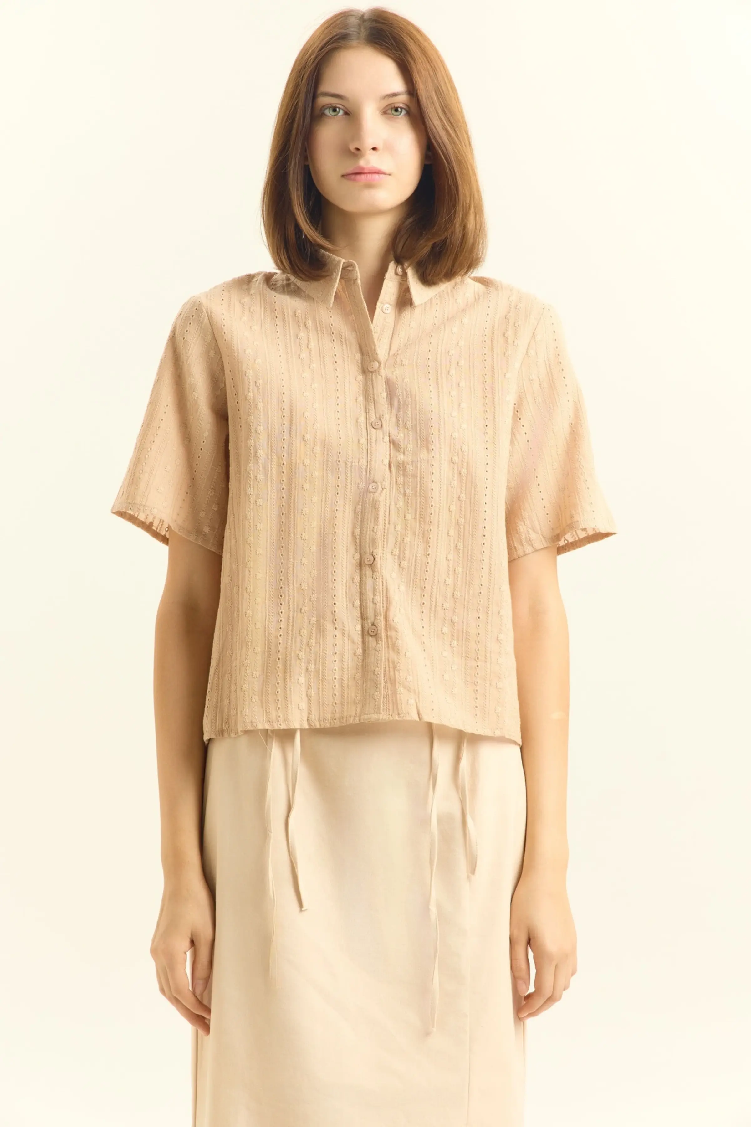 Рубашка бежевый для женщин 45211-15 66