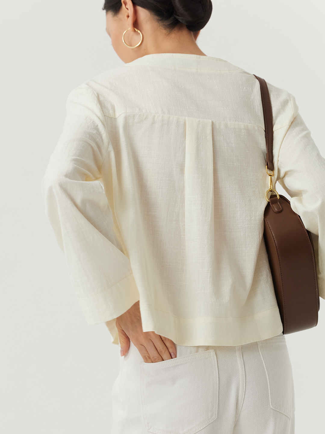 Блузка айвори для женщин 48239-234 28