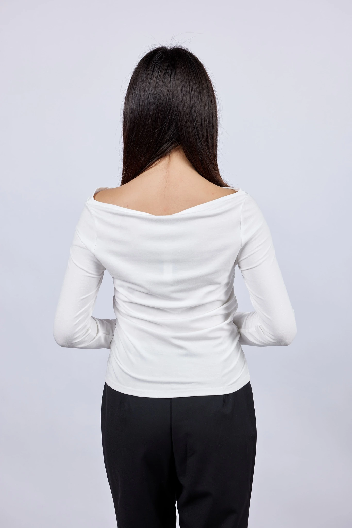 Лонгслив белый для женщин 43151-4 59