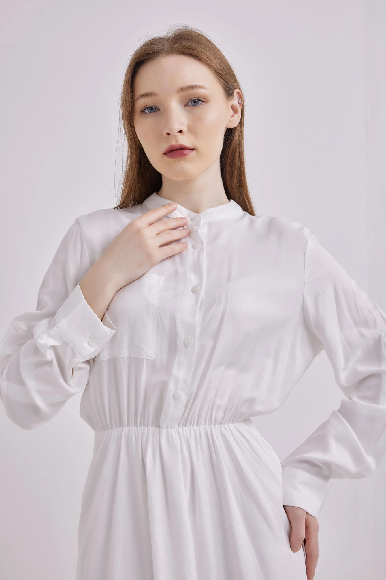 Платье белый для женщин 41155-4 54