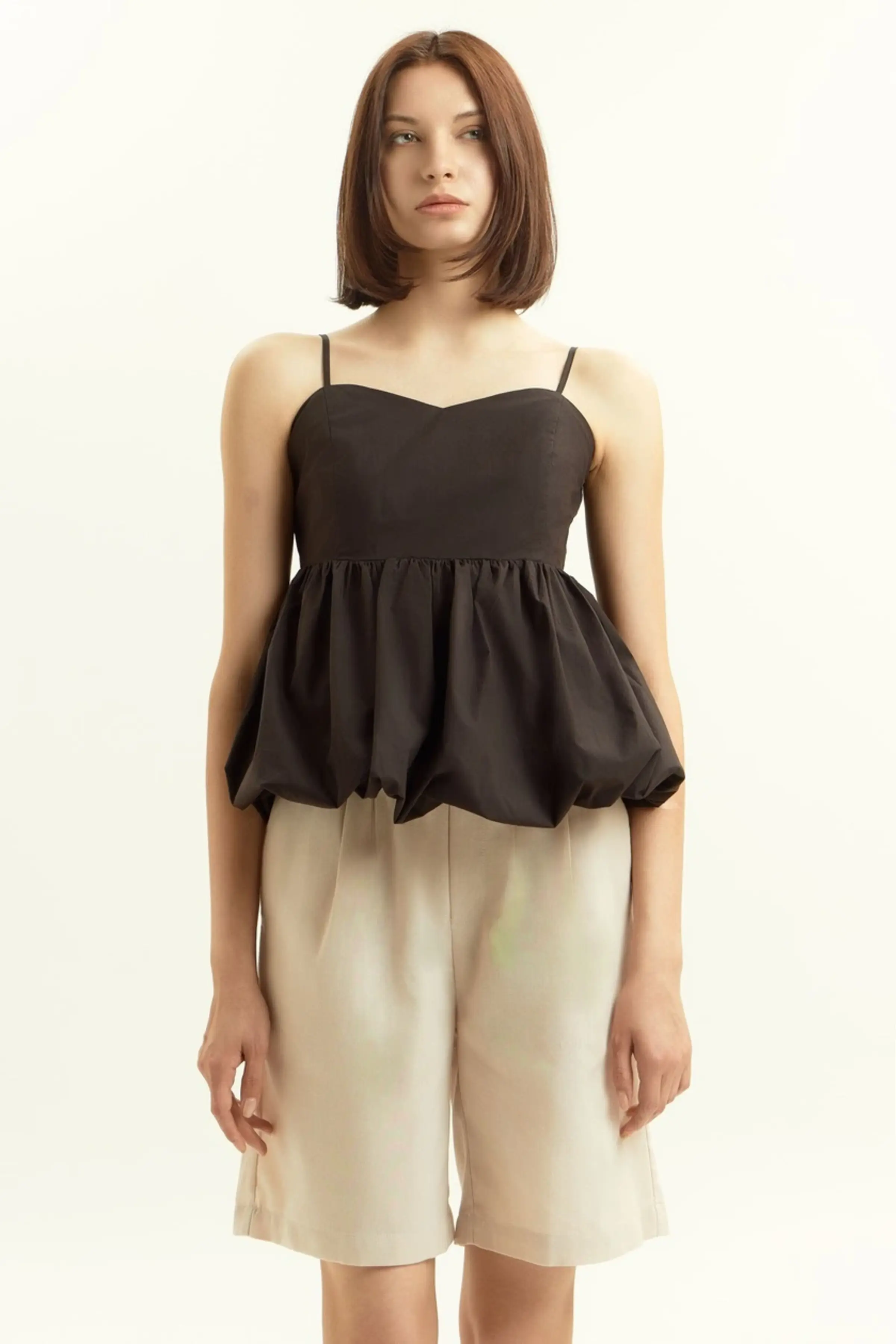 Топ черный для женщин 45194-1 46