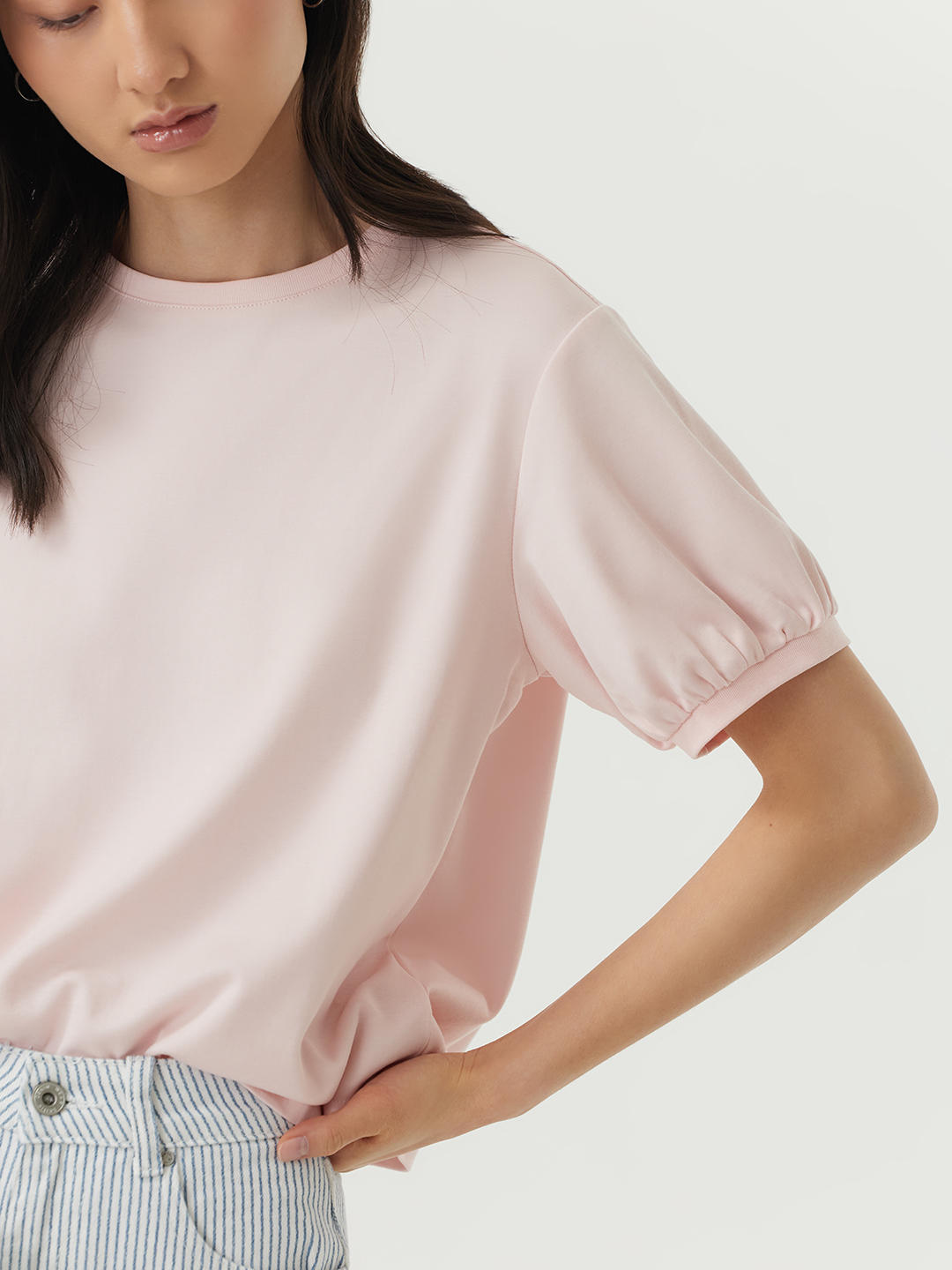 Футболка розовый для женщин 48271-17 67