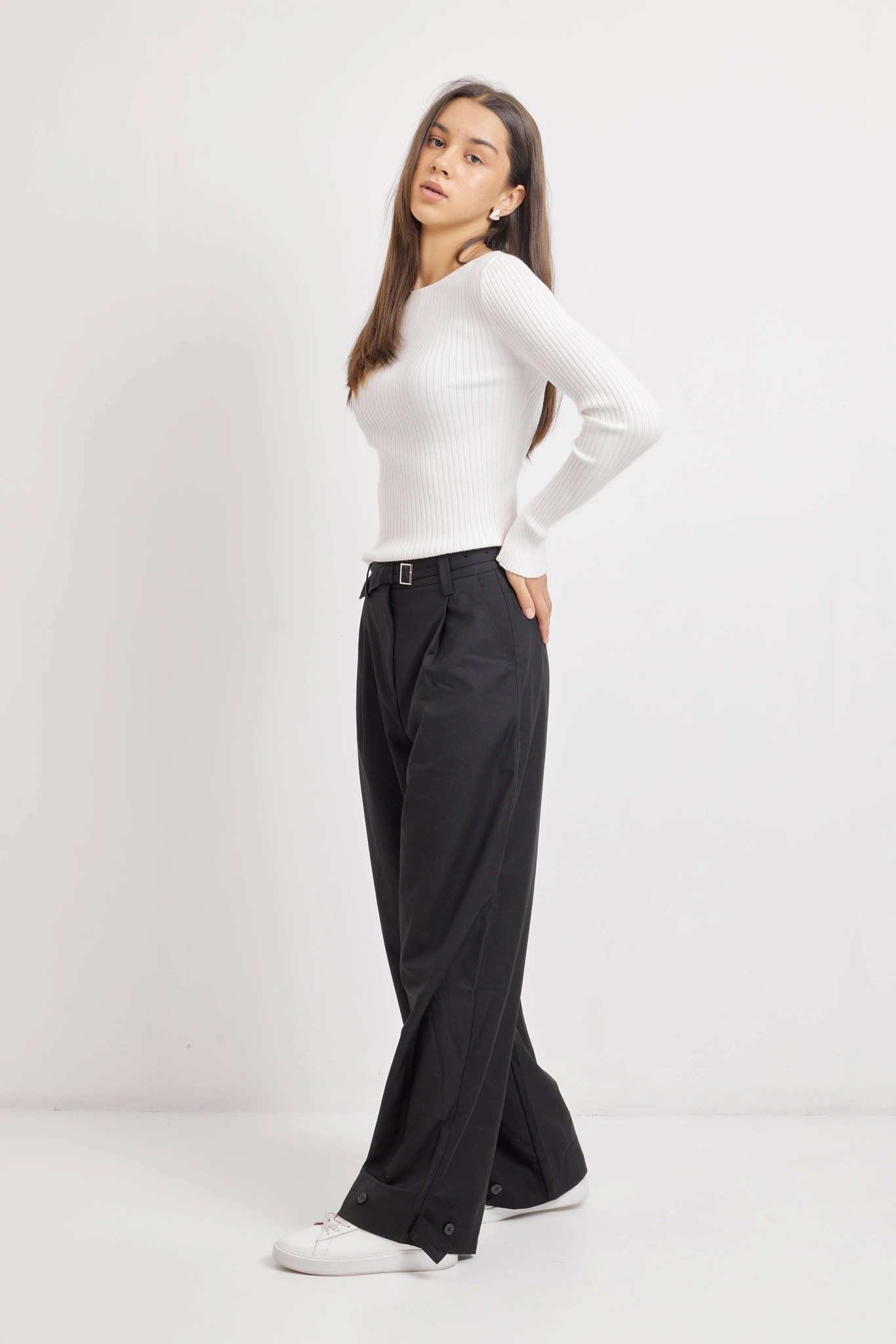 Брюки черный для женщин 42404U-1 71