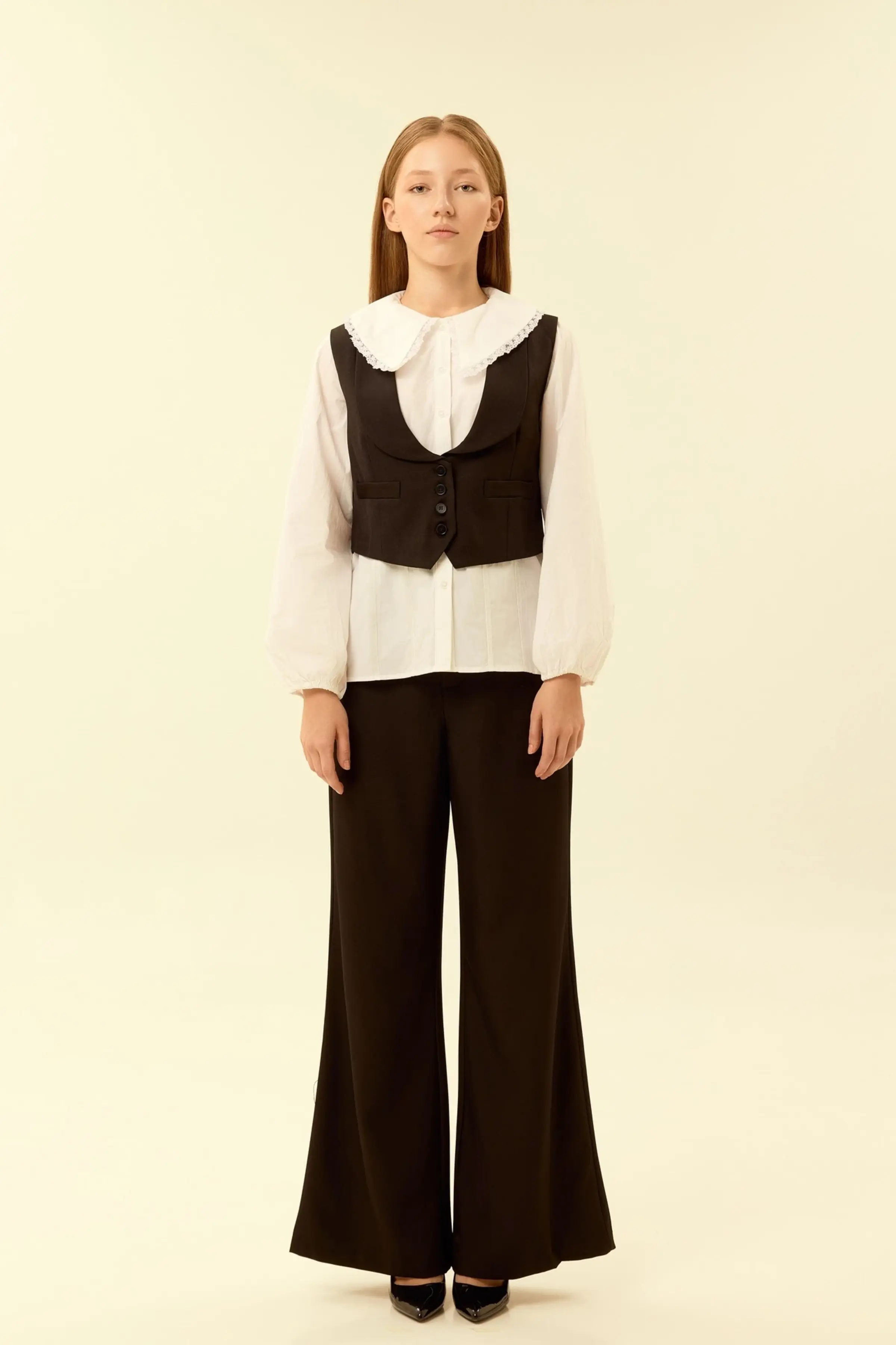 Брюки черный для женщин 46106-1 71