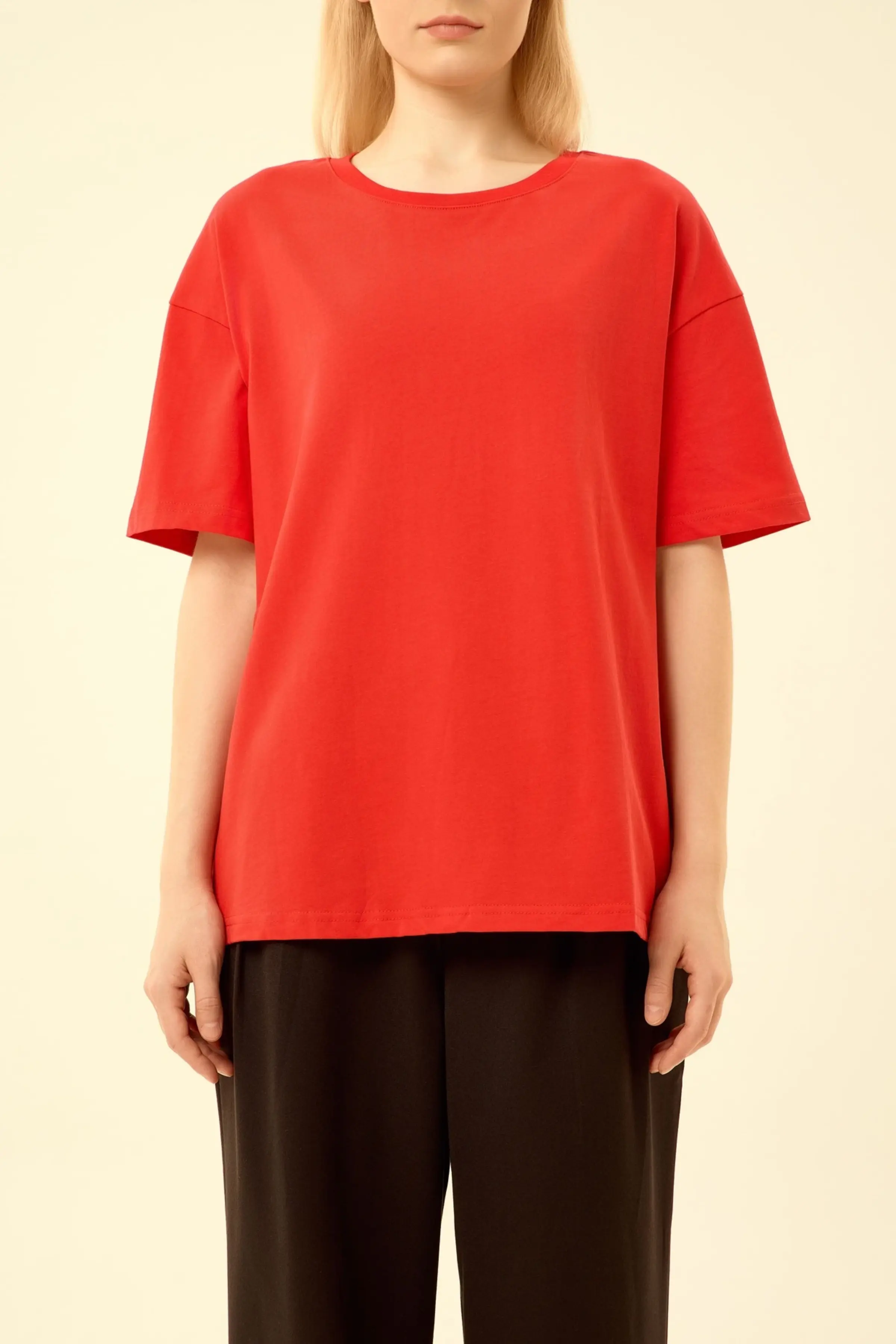 Футболка красный для женщин 46255-7 67