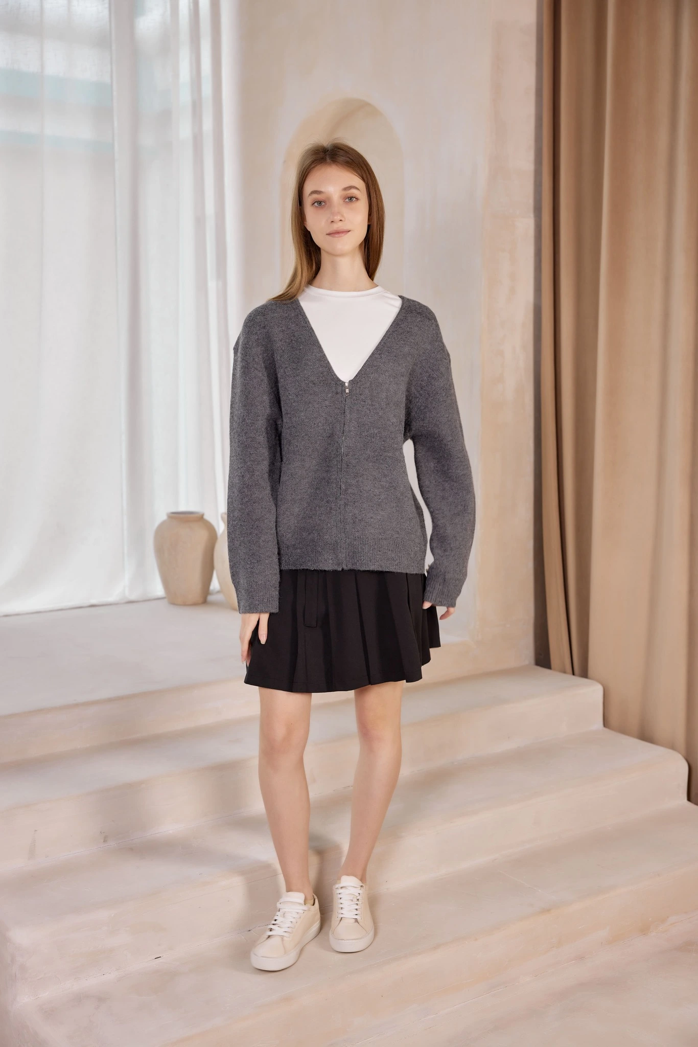 Кардиган серый для женщин 42101-61 50