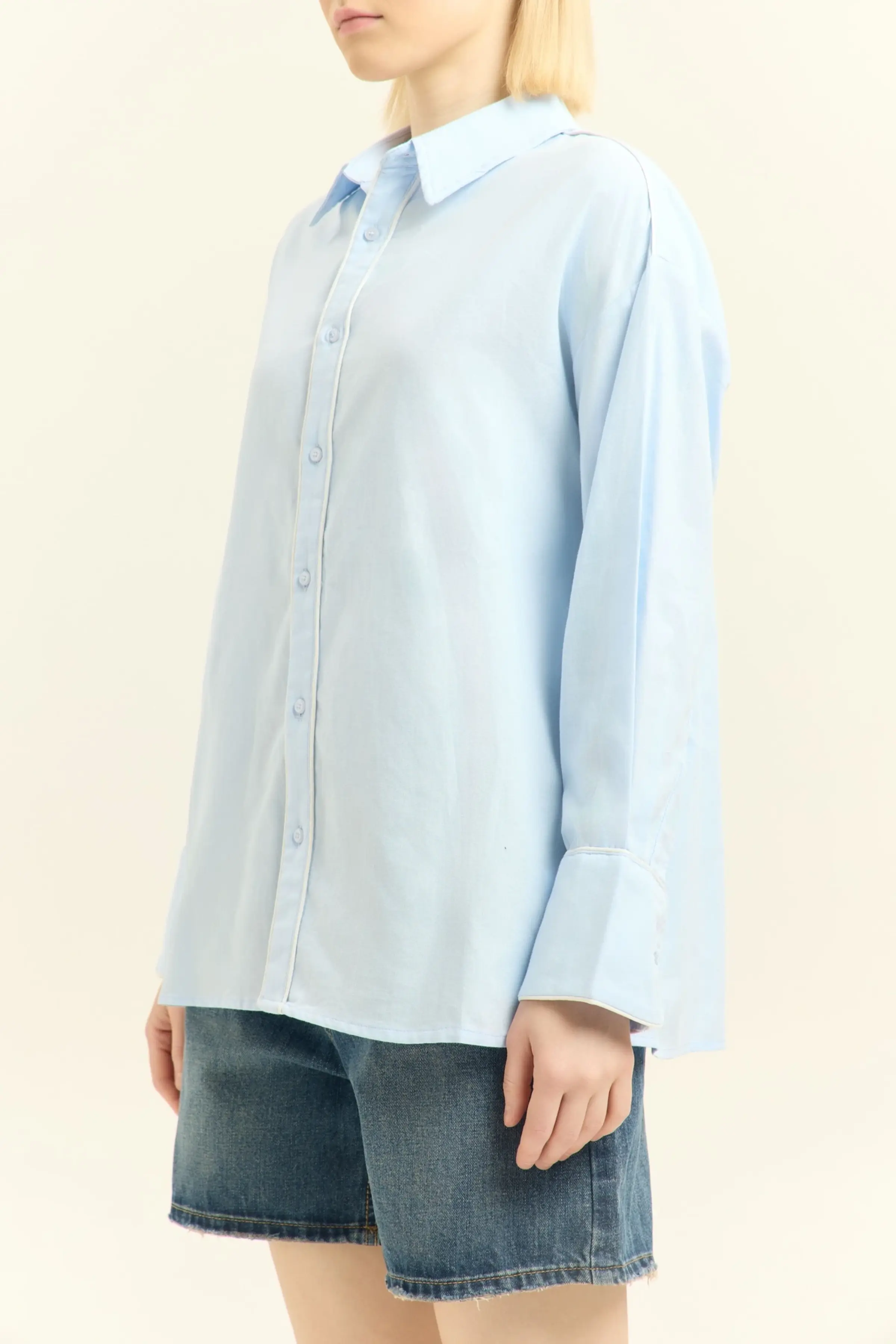 Рубашка голубой для женщин 45247-10 66