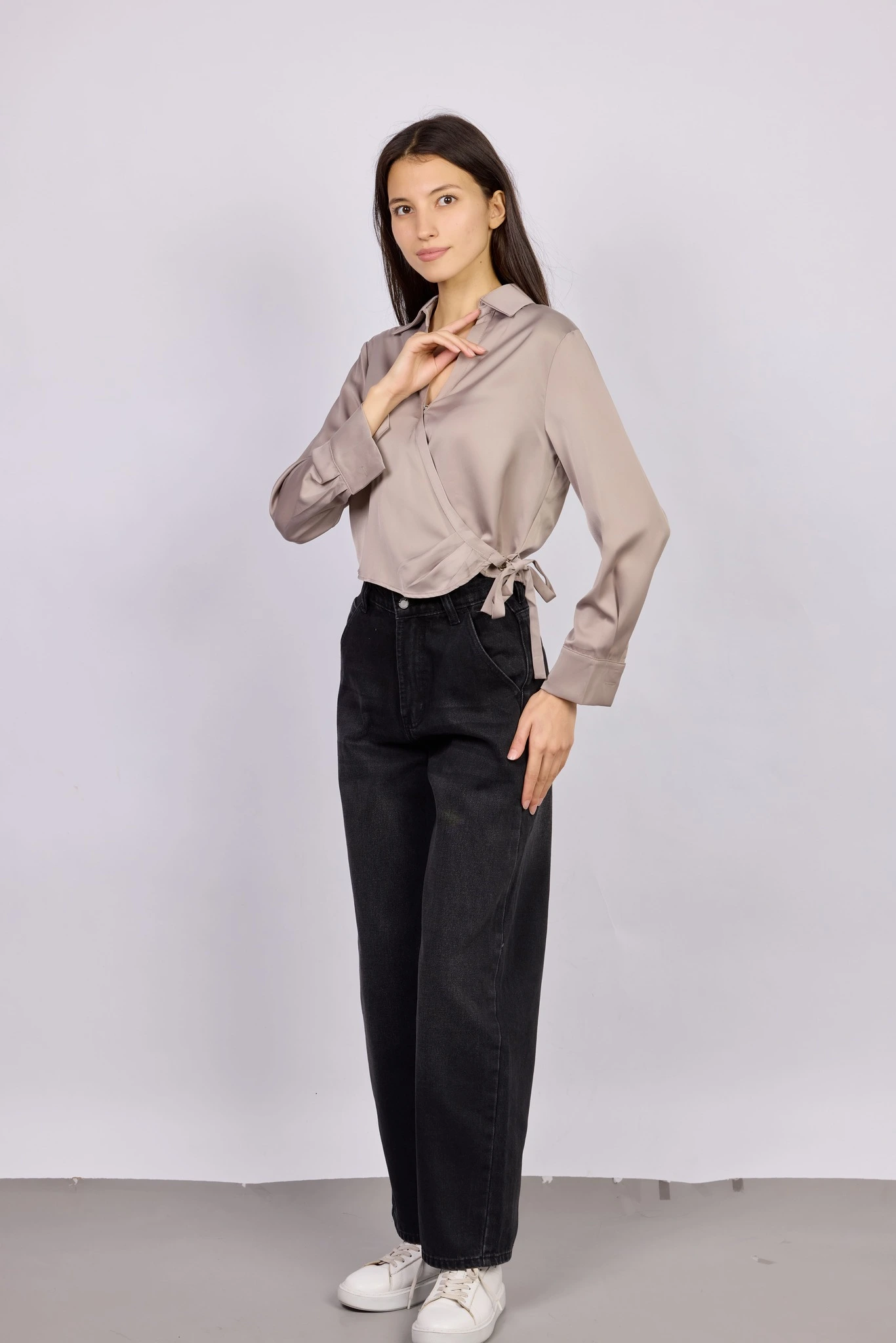 Блузка серый для женщин 42256-61 28