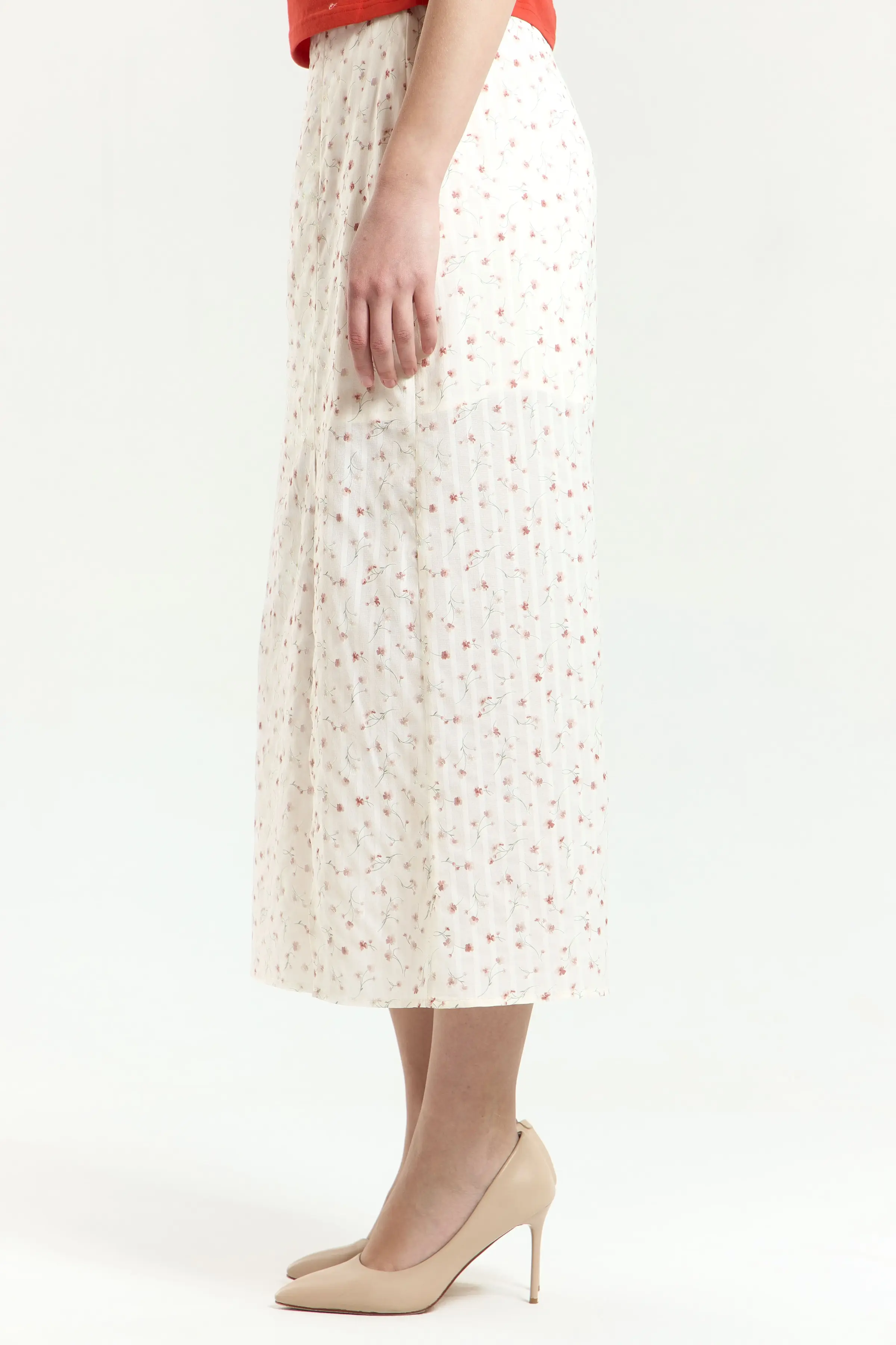 Юбка красный цветочек для женщин 45312-126 52