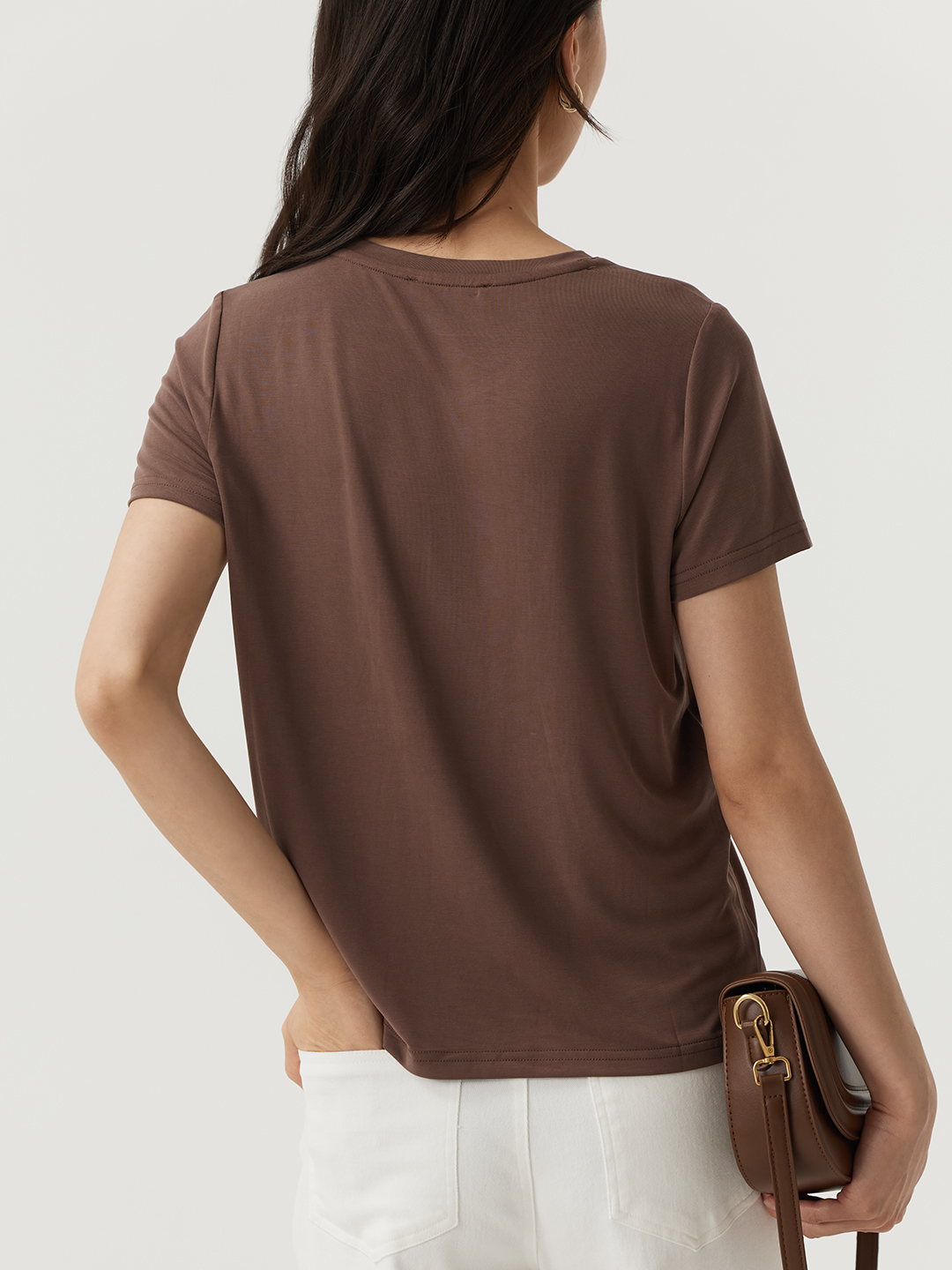 Футболка коричневый для женщин 48132-13 67