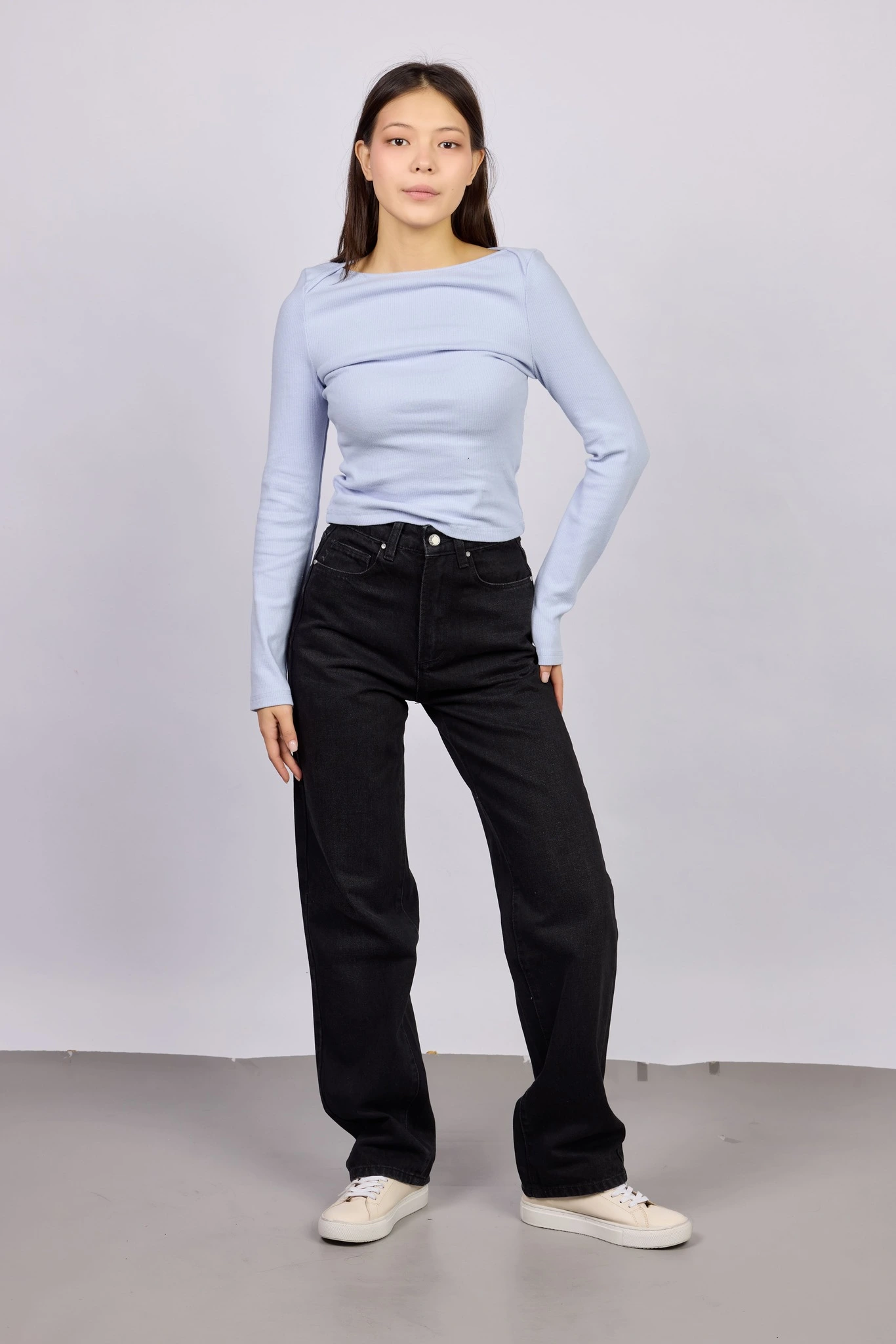 Джинсы черный для женщин 42350-1 74