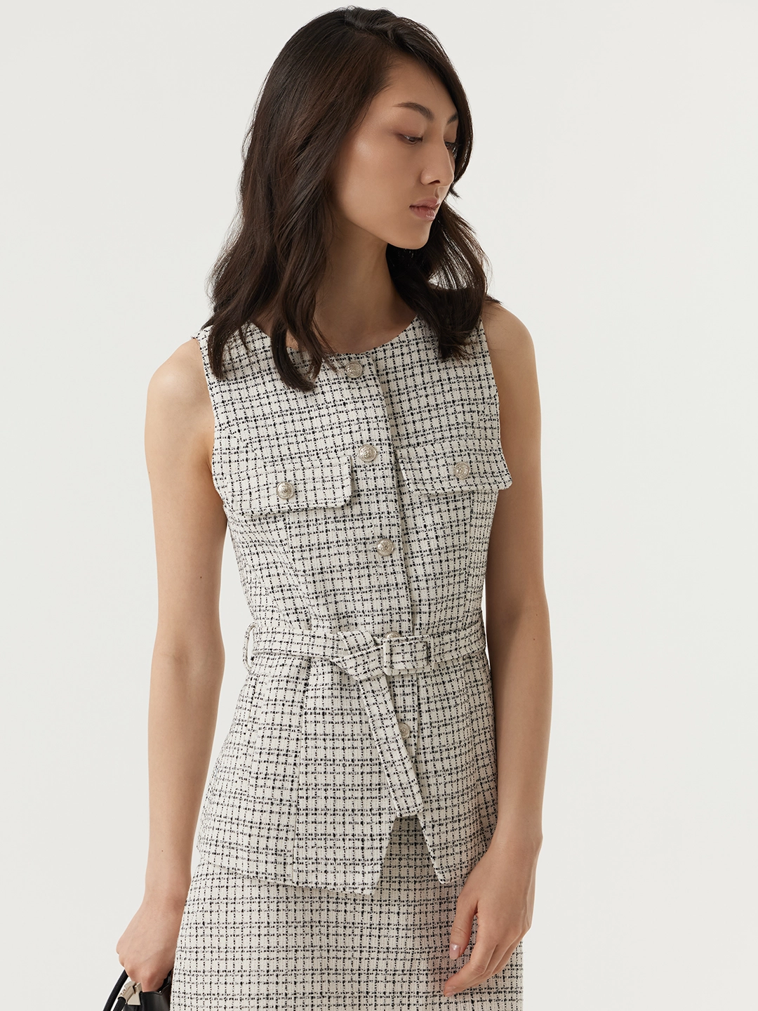 Жилетка белый для женщин 48116-4 68