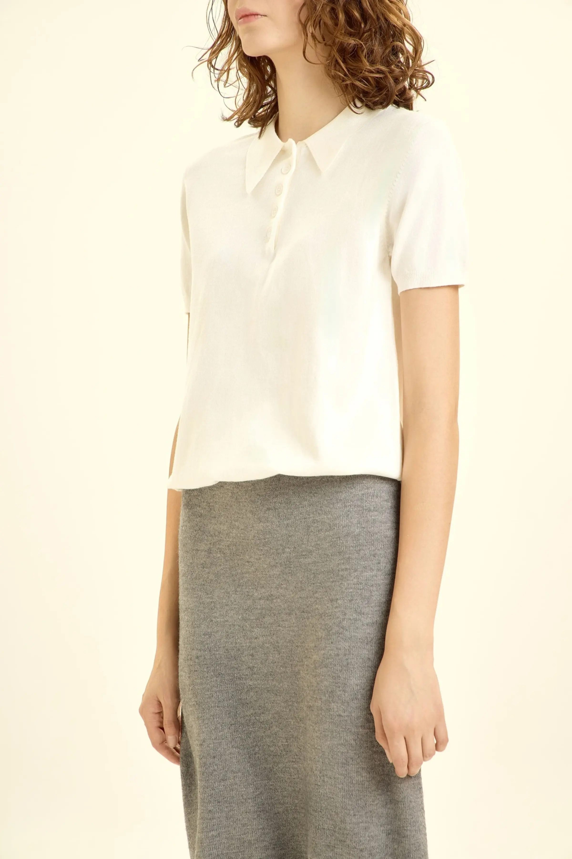 Джемпер белый для женщин 46128-4 60