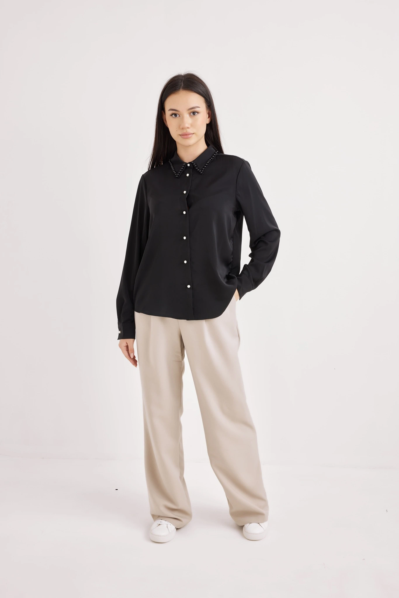 Блузка черный для женщин 42164-1 28