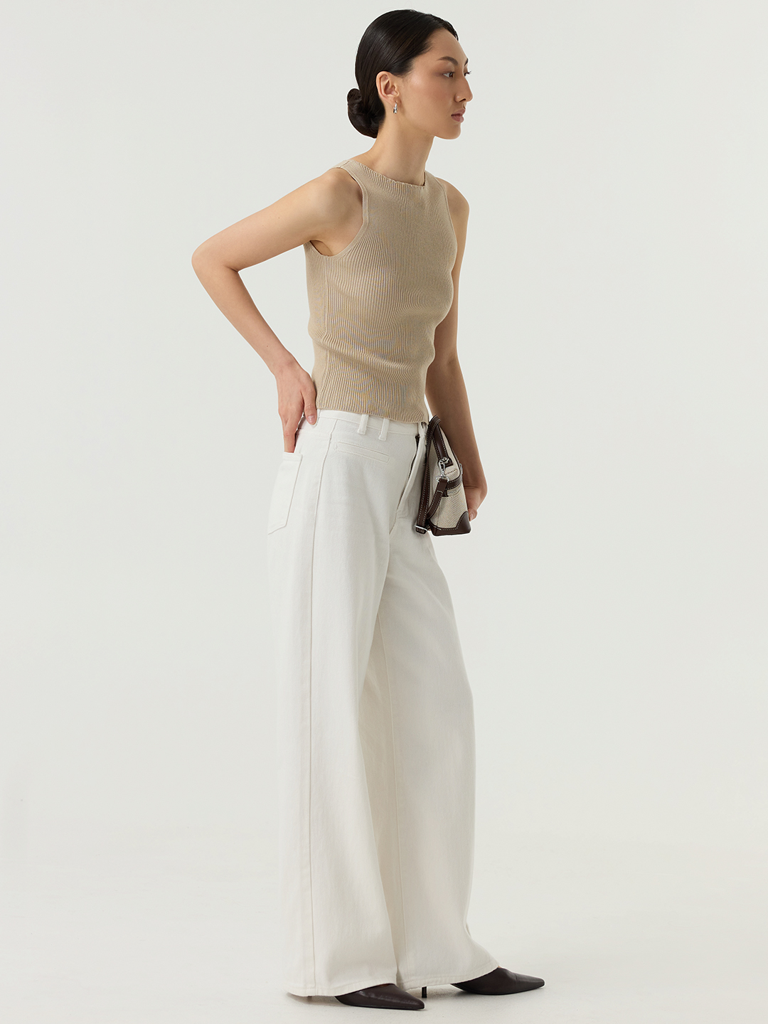 Топ бежевый для женщин 48124-15 46