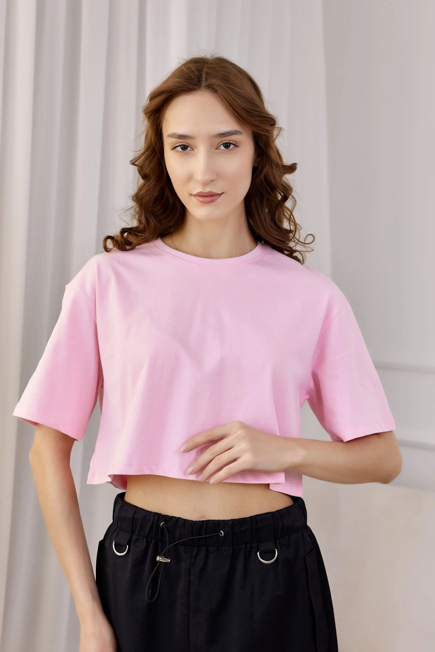 Футболка розовый для женщин 41283-17 67