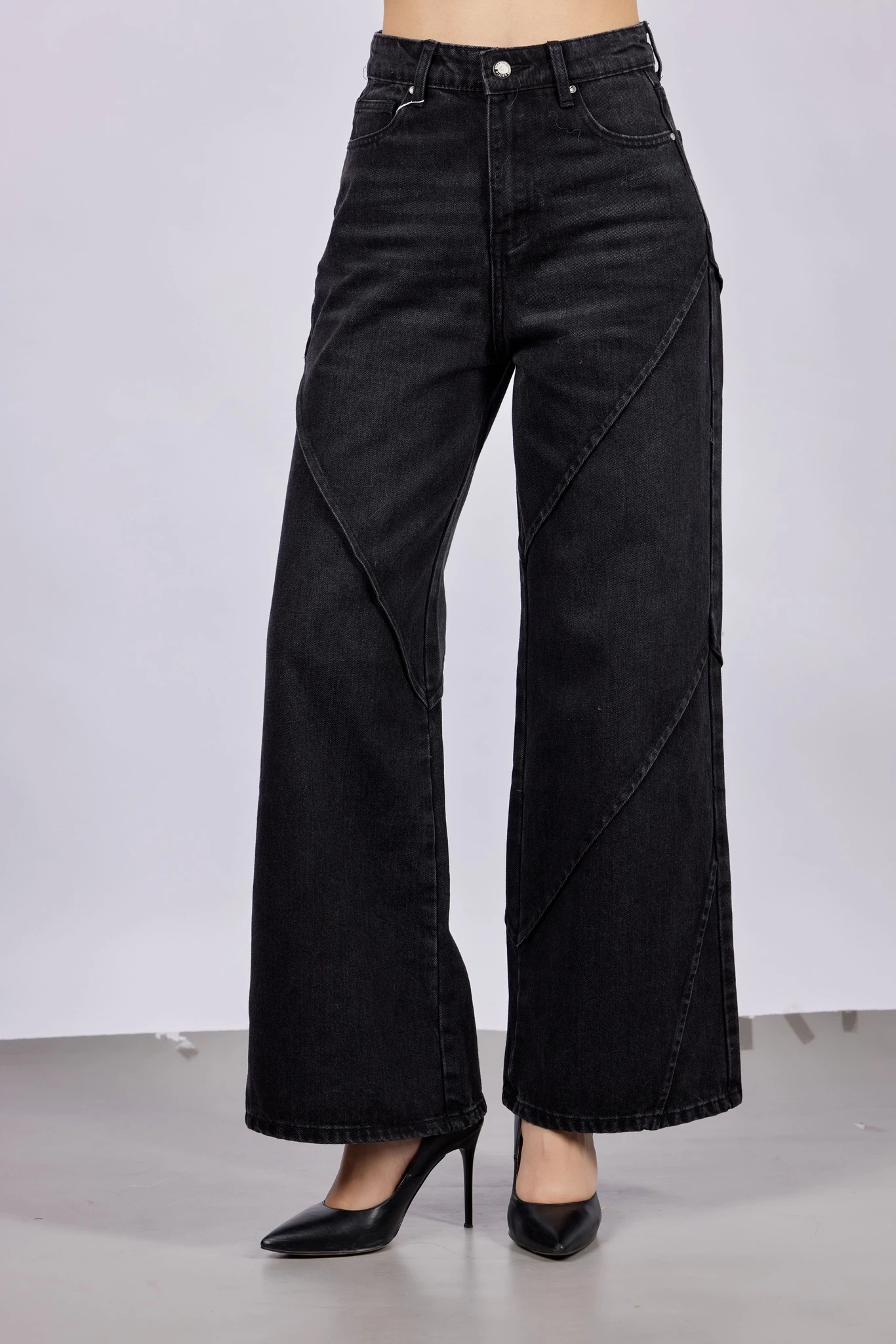 Джинсы черный для женщин 43236-1 74