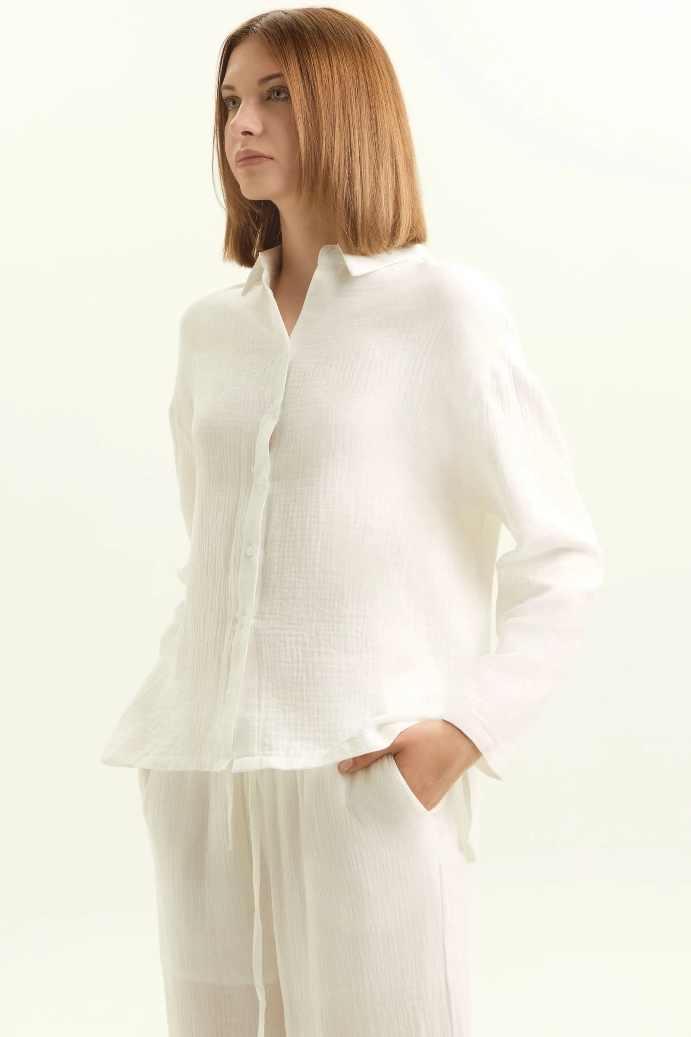 Рубашка белый для женщин 45137-4 66