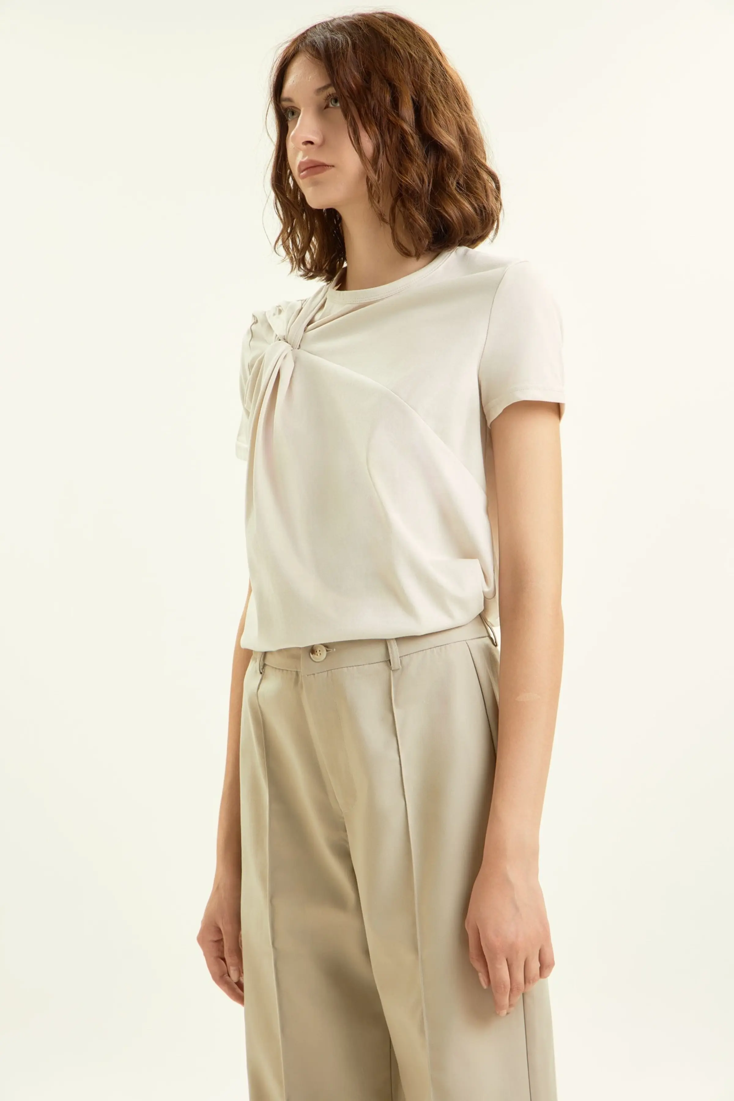 Футболка бежевый для женщин 45253-15 67