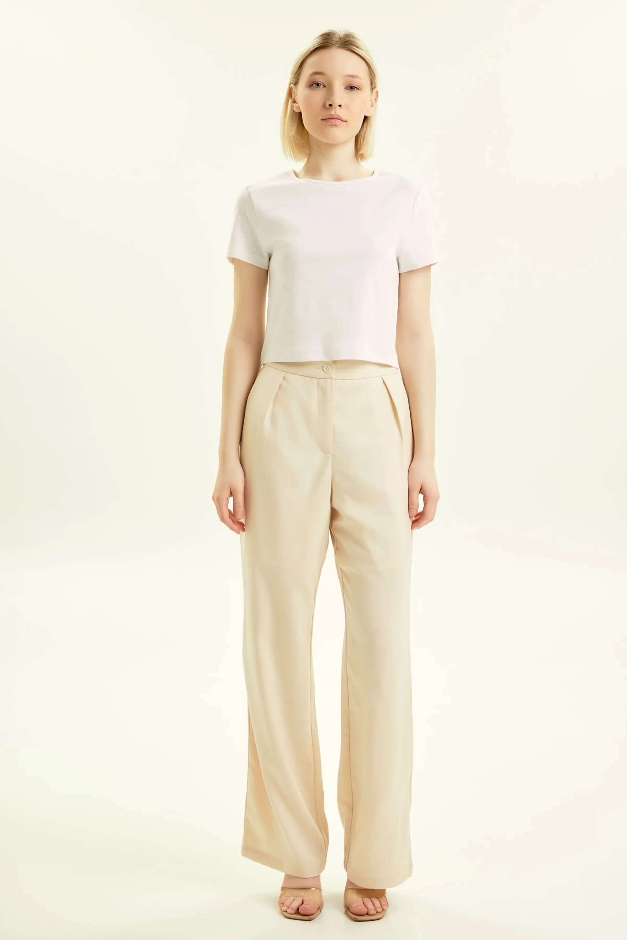 Брюки бежевый для женщин 45104-15 71