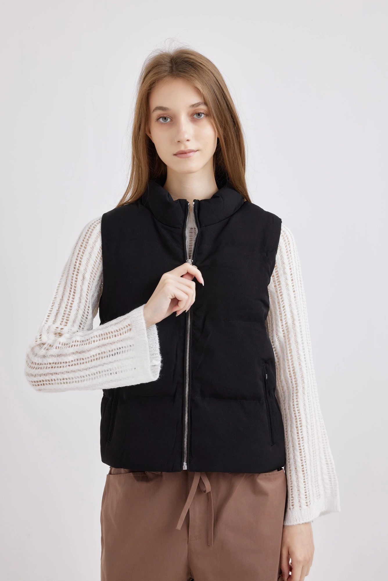 Жилетка черный для женщин 42291-1 58
