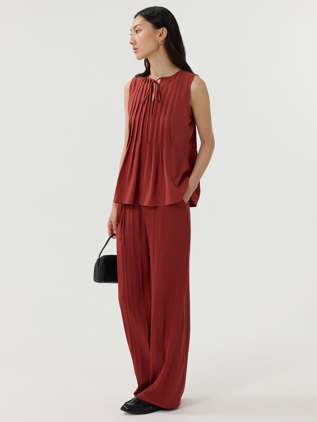 Брюки красный для женщин 49223-7 71