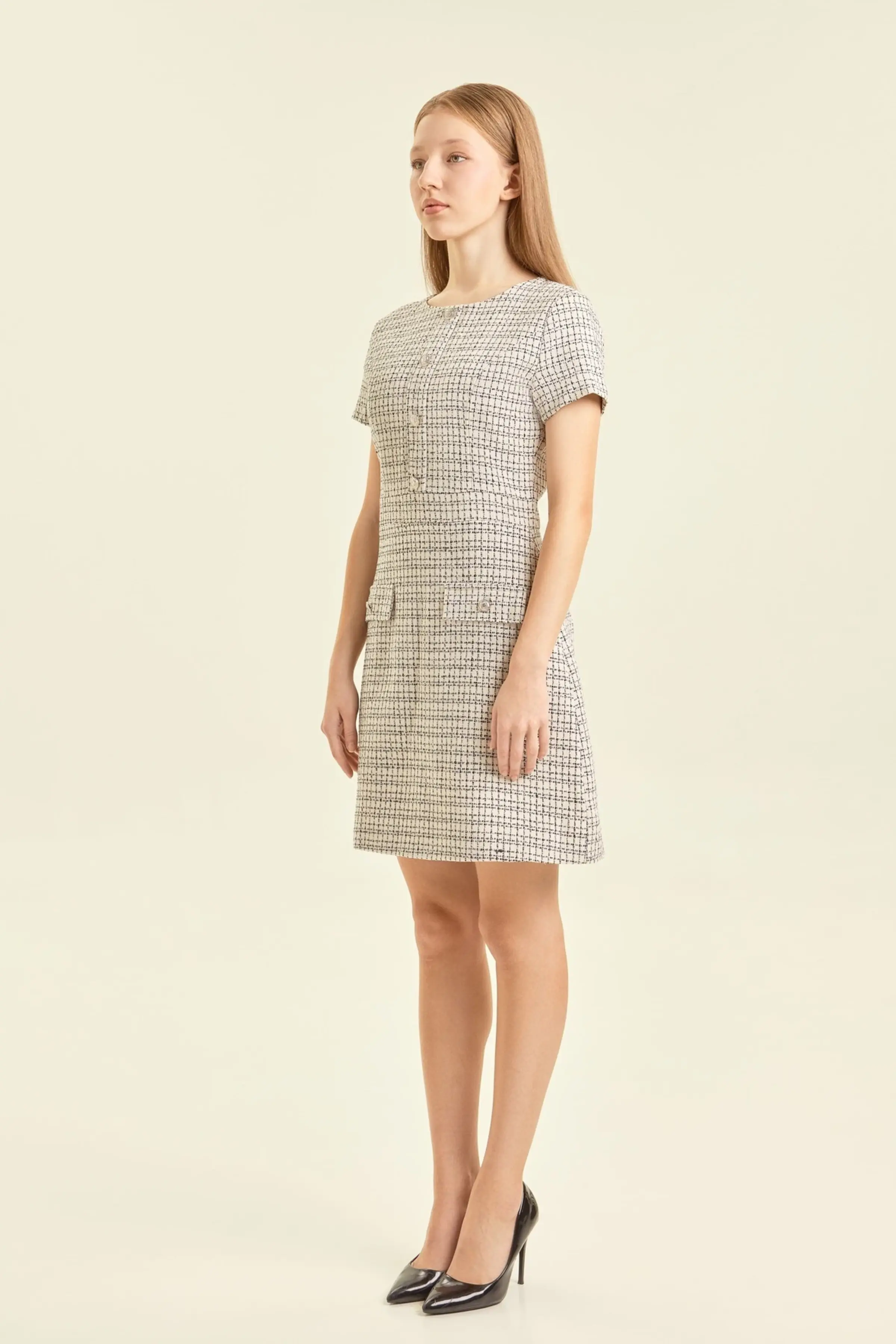 Платье белый для женщин 47134-4 54