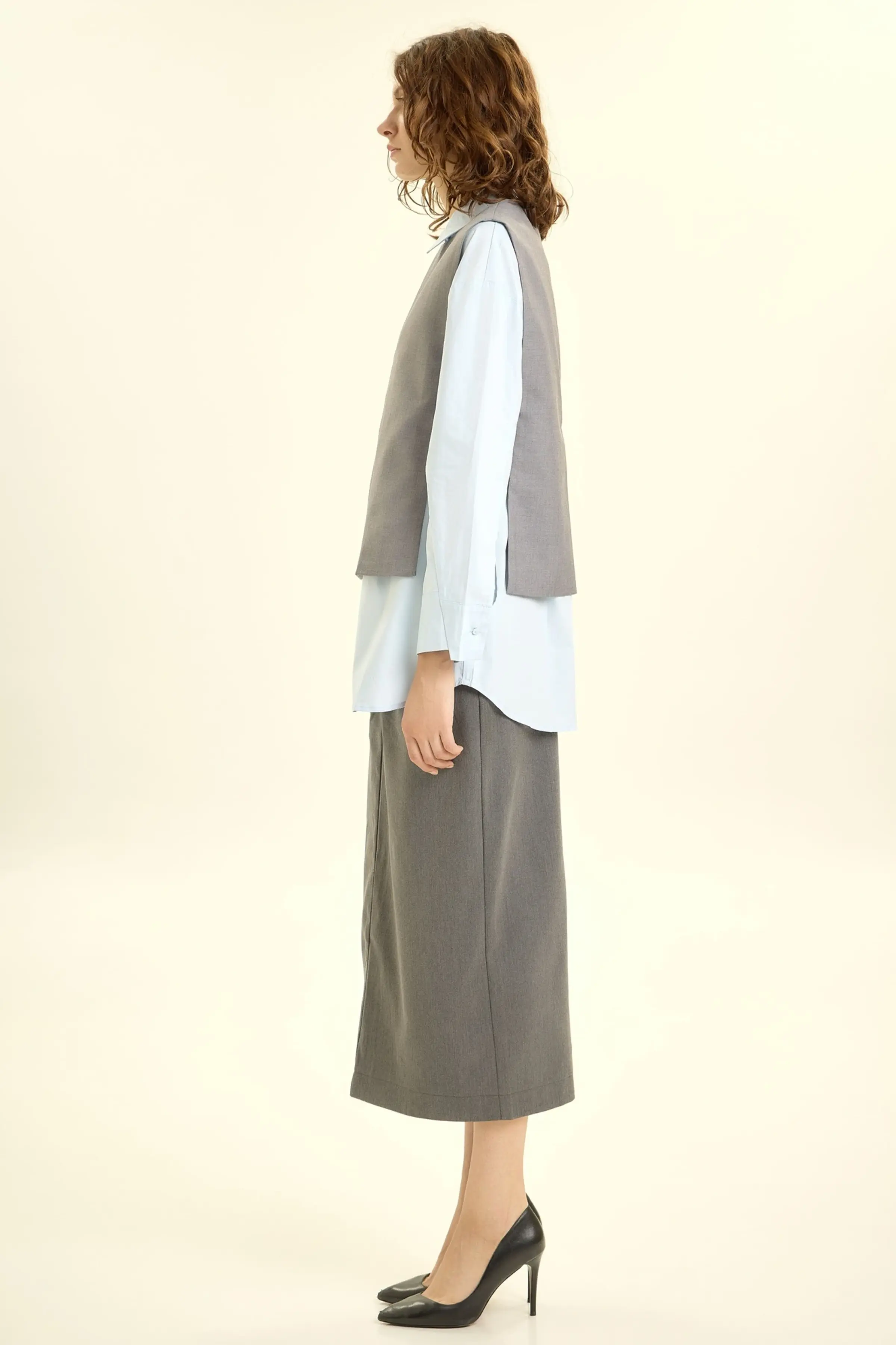 Жилетка серый для женщин 46144-61 68