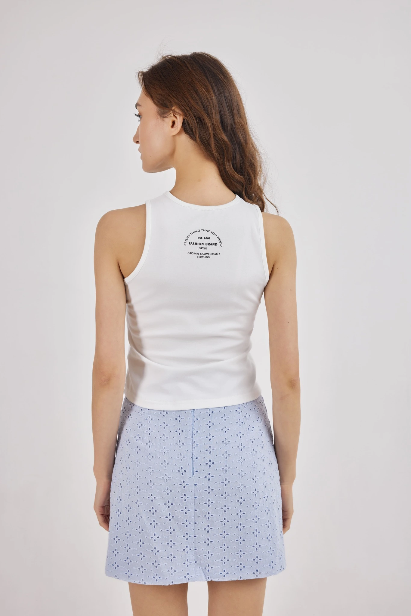 Топ белый для женщин 41232-4 46