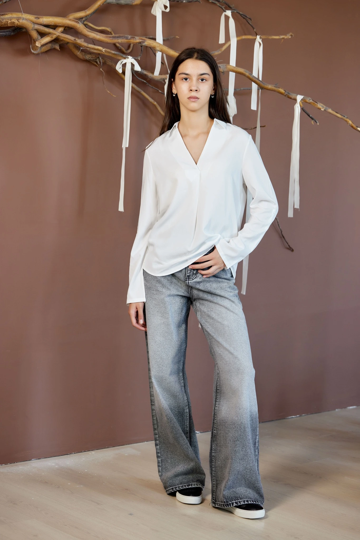 Блузка белый для женщин 42257-4 28