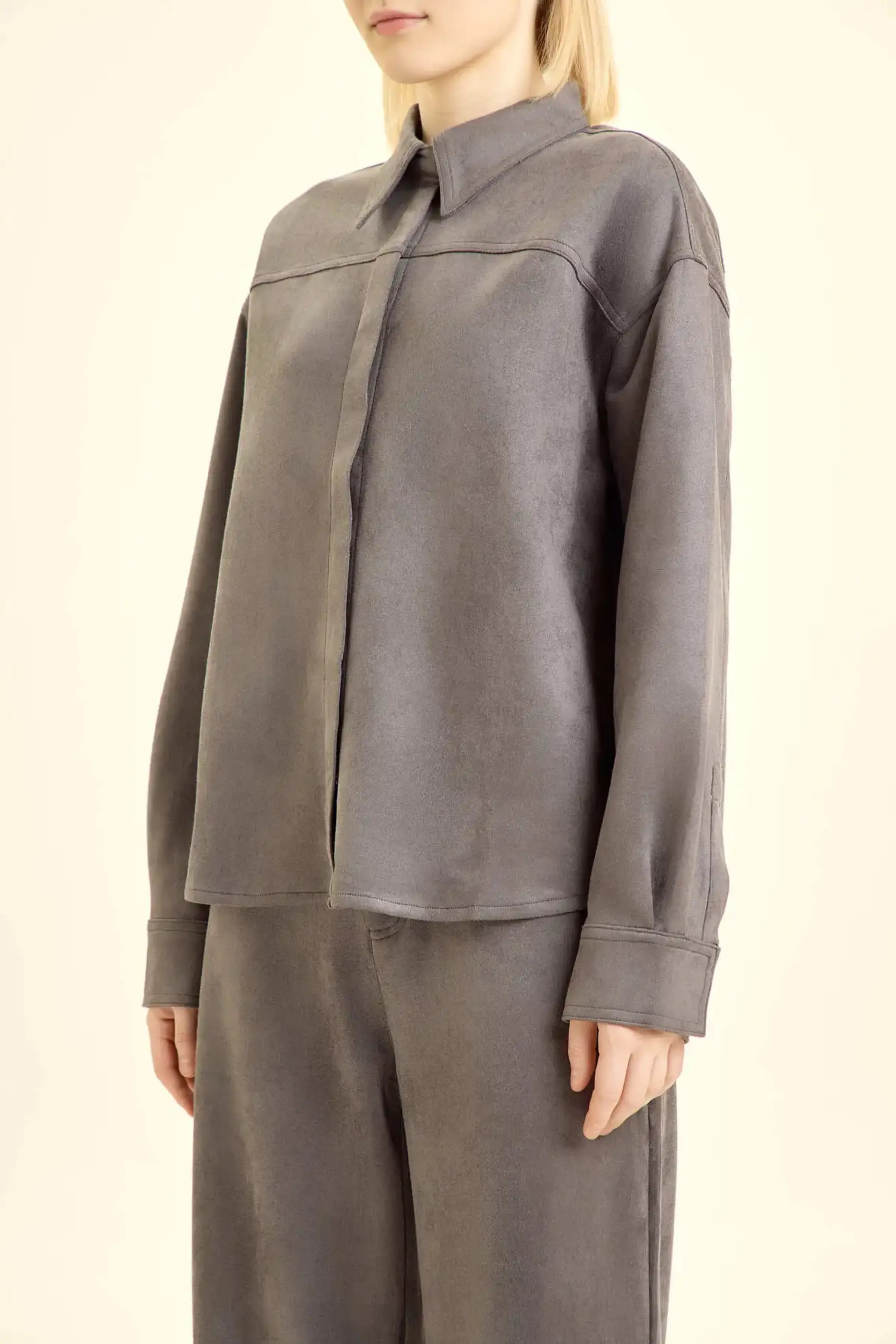 Рубашка серый для женщин 46131-61 66