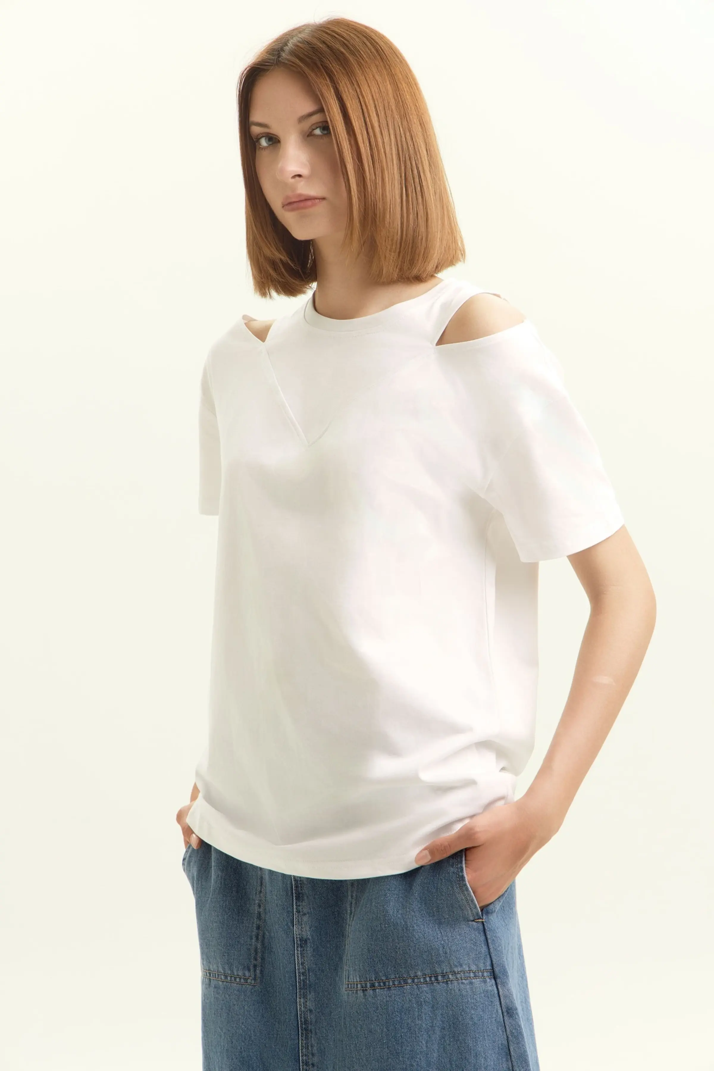 Футболка белый для женщин 45255-4 67