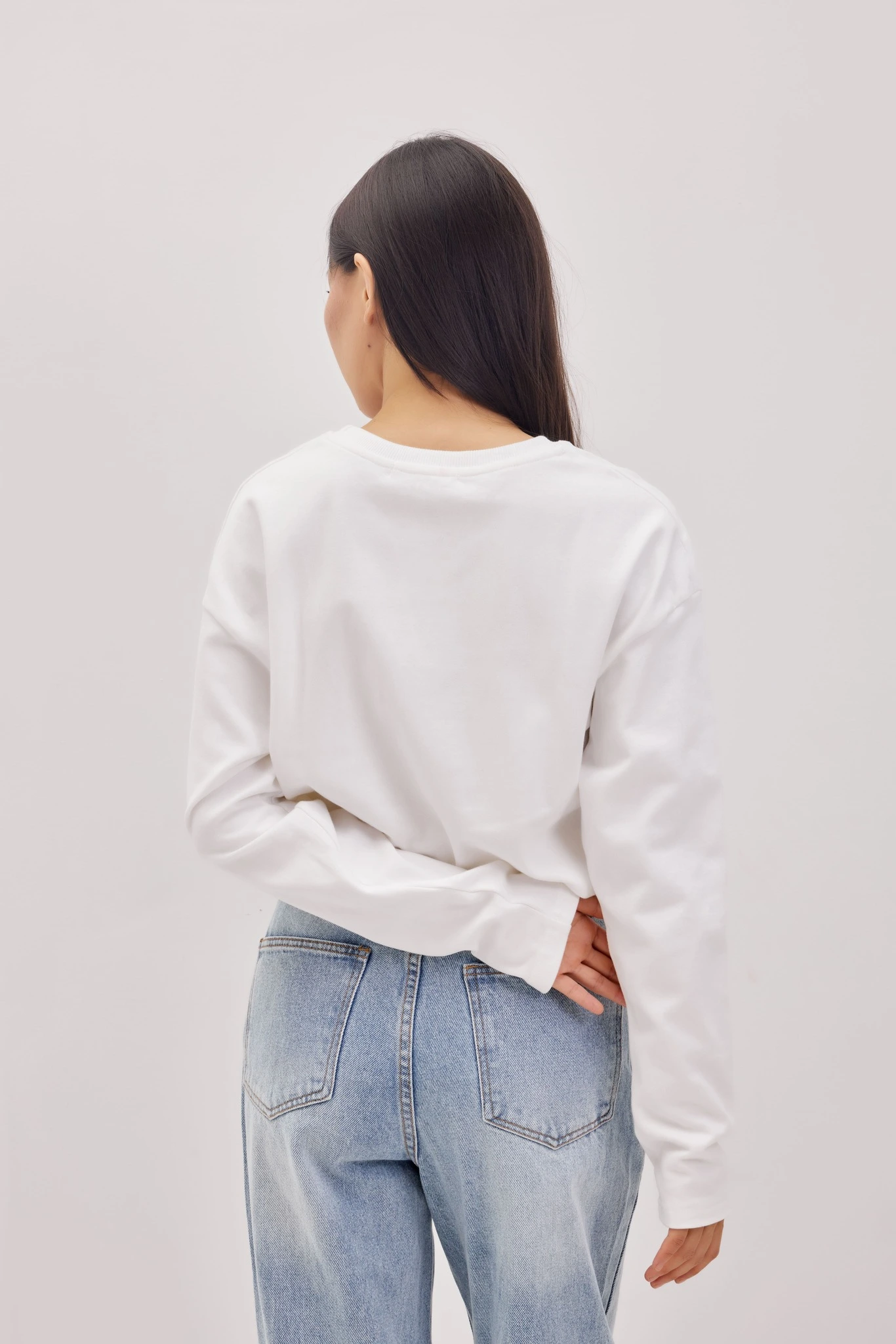 Лонгслив белый для женщин 42193-4 59