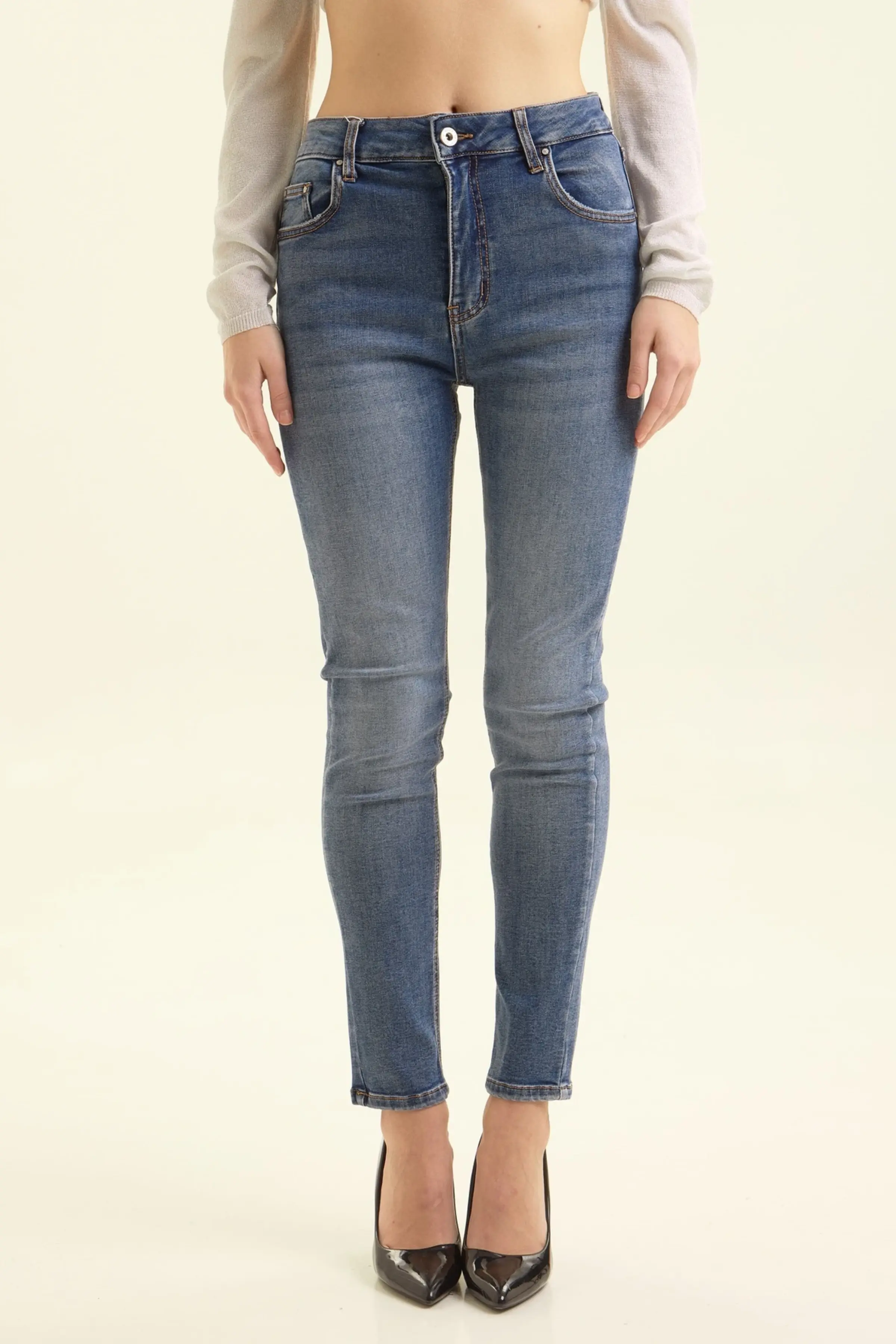 Джинсы светло-синий для женщин 47186-195 74