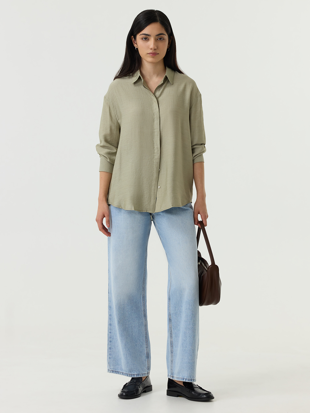 Рубашка хаки для женщин 48302-14 66