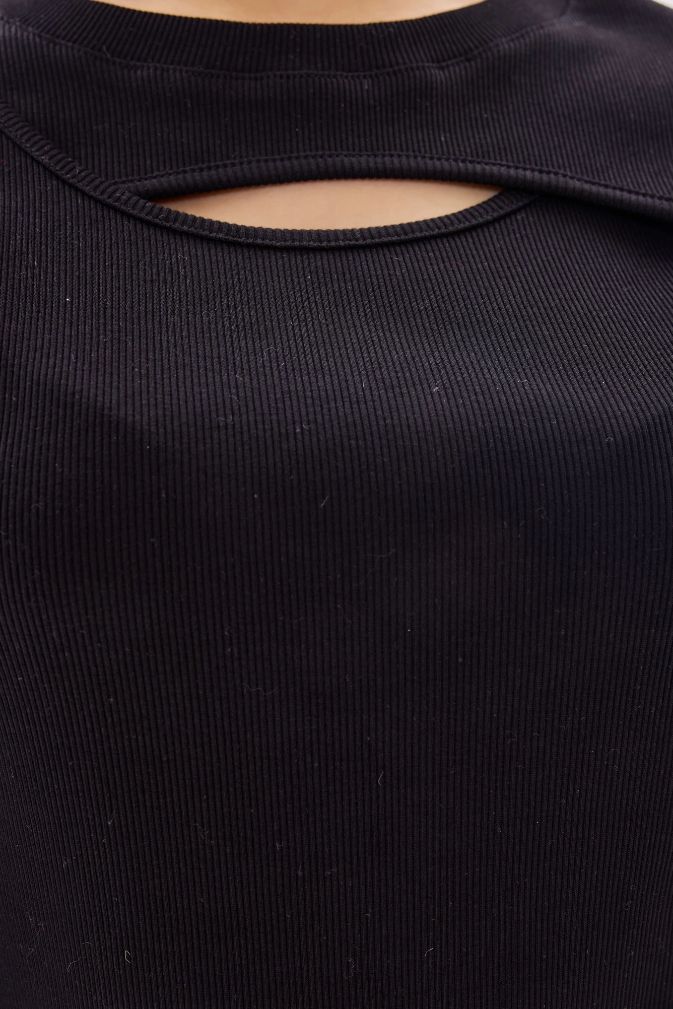 Лонгслив черный для женщин 40214-1 59