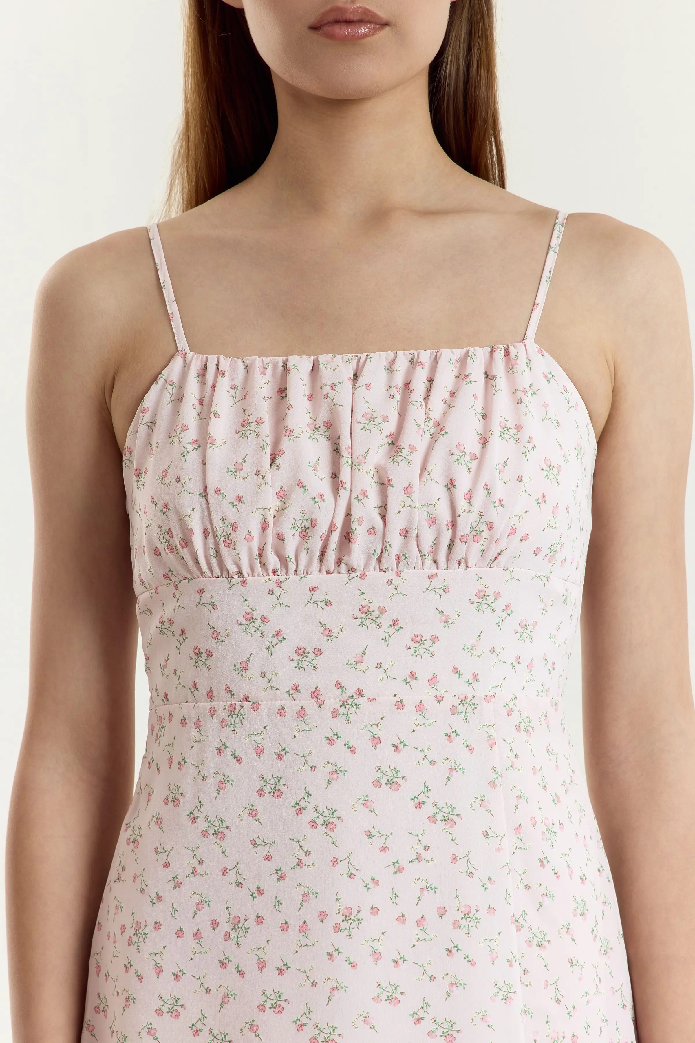 Сарафан розовый в цветочек для женщин 45285-194 48