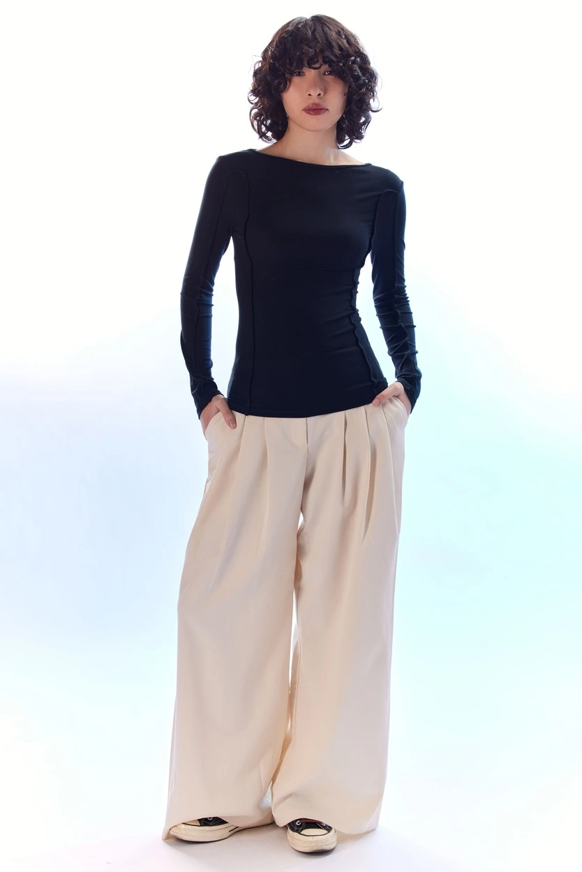 Брюки айвори для женщин 44290-234 71