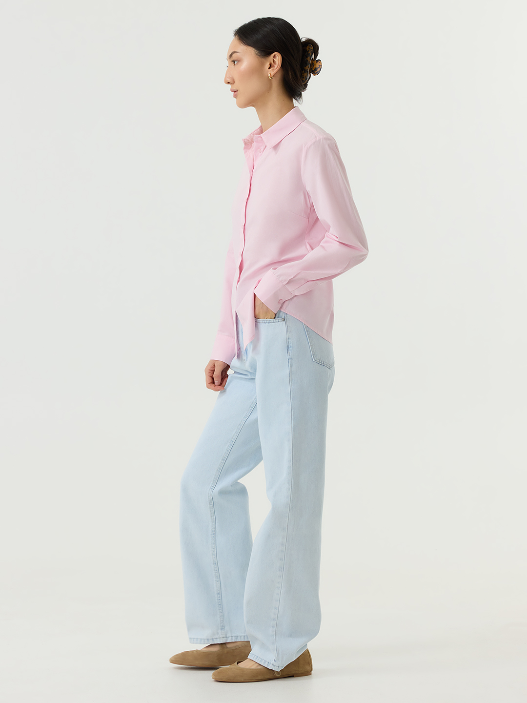 Рубашка розовый для женщин 48257-17 66